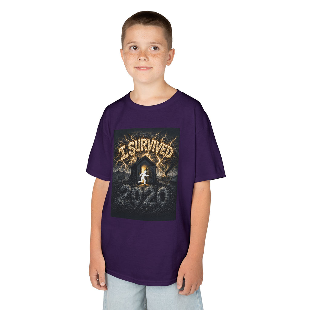 I Survived 2020 — Original Design Teaser Tee | Season 1 Premiere Drop Kids Heavy Cotton™ Tee