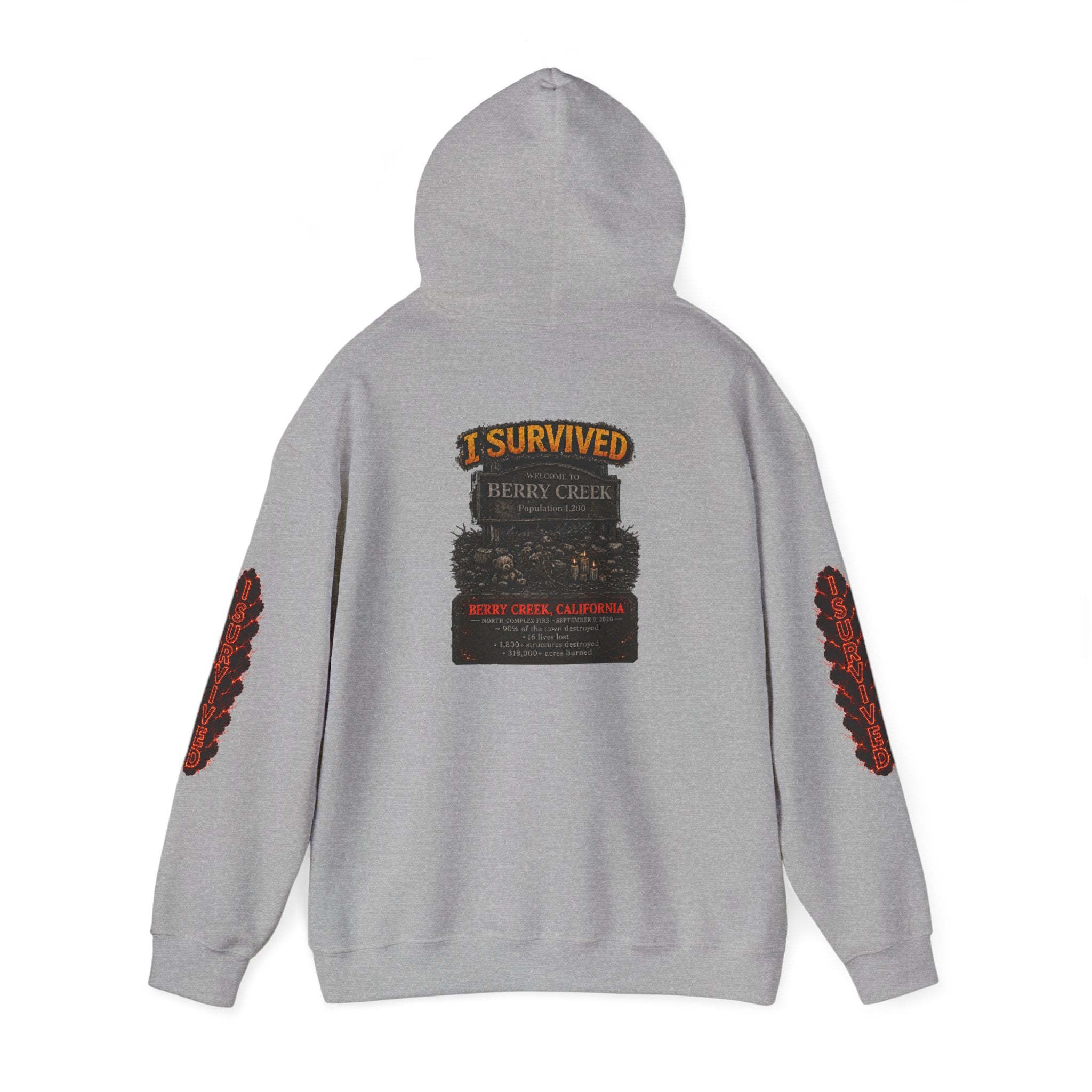 I Survived 2020 — Director's Cut S2:E1 "Berry Creek" | Wildfire Edition Memorial Hoodie Sweatshirt