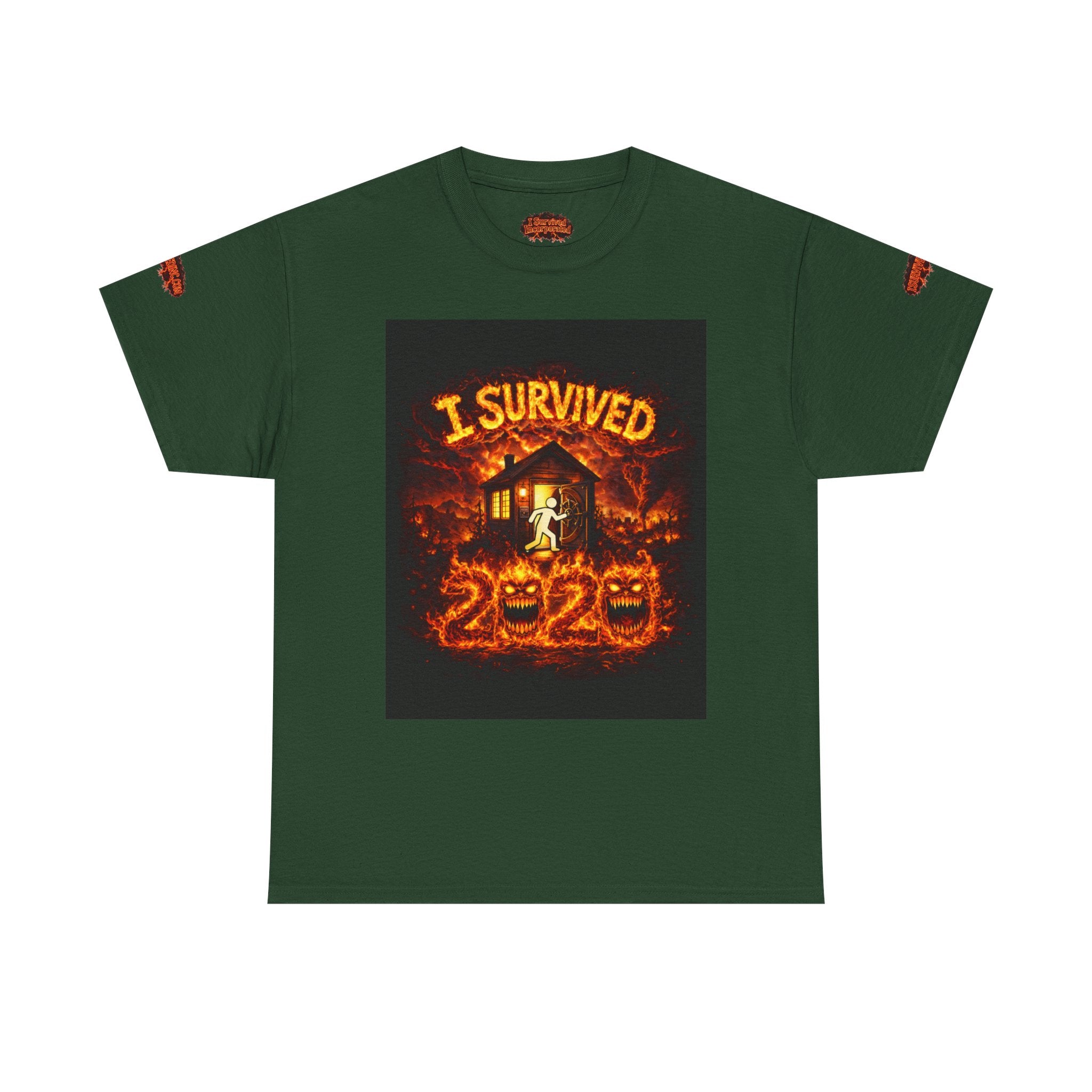 J'ai survécu à 2020 — S2:E2 "L'incendie de Bobcat" | T-shirt unisexe commémoratif en coton épais Édition feu de forêt (ÉDITION SPÉCIALE)
