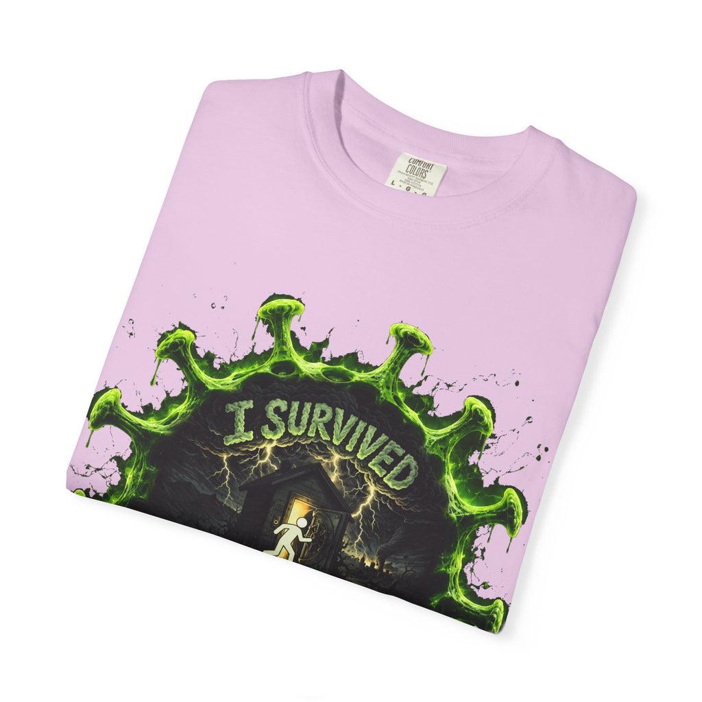 I Survived 2020 — Director's Cut S1:E4 "Mask Madness Mayhem Moment" | Pandemic Edition Unisex Garment-Dyed T-shirt