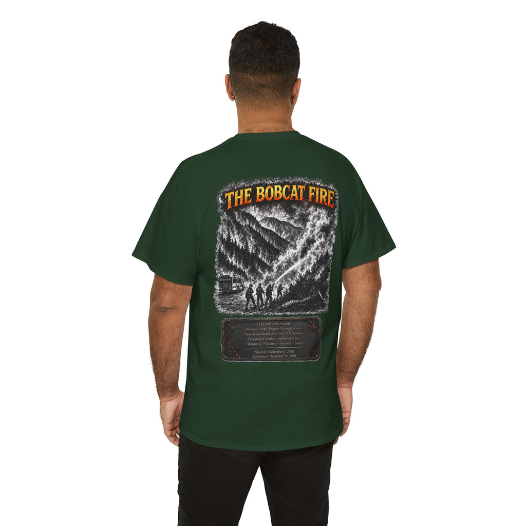 I Survived 2020 — WILDFIRES S2:E2: "The Bobcat Fire" Memorial Unisex Heavy Cotton Tee