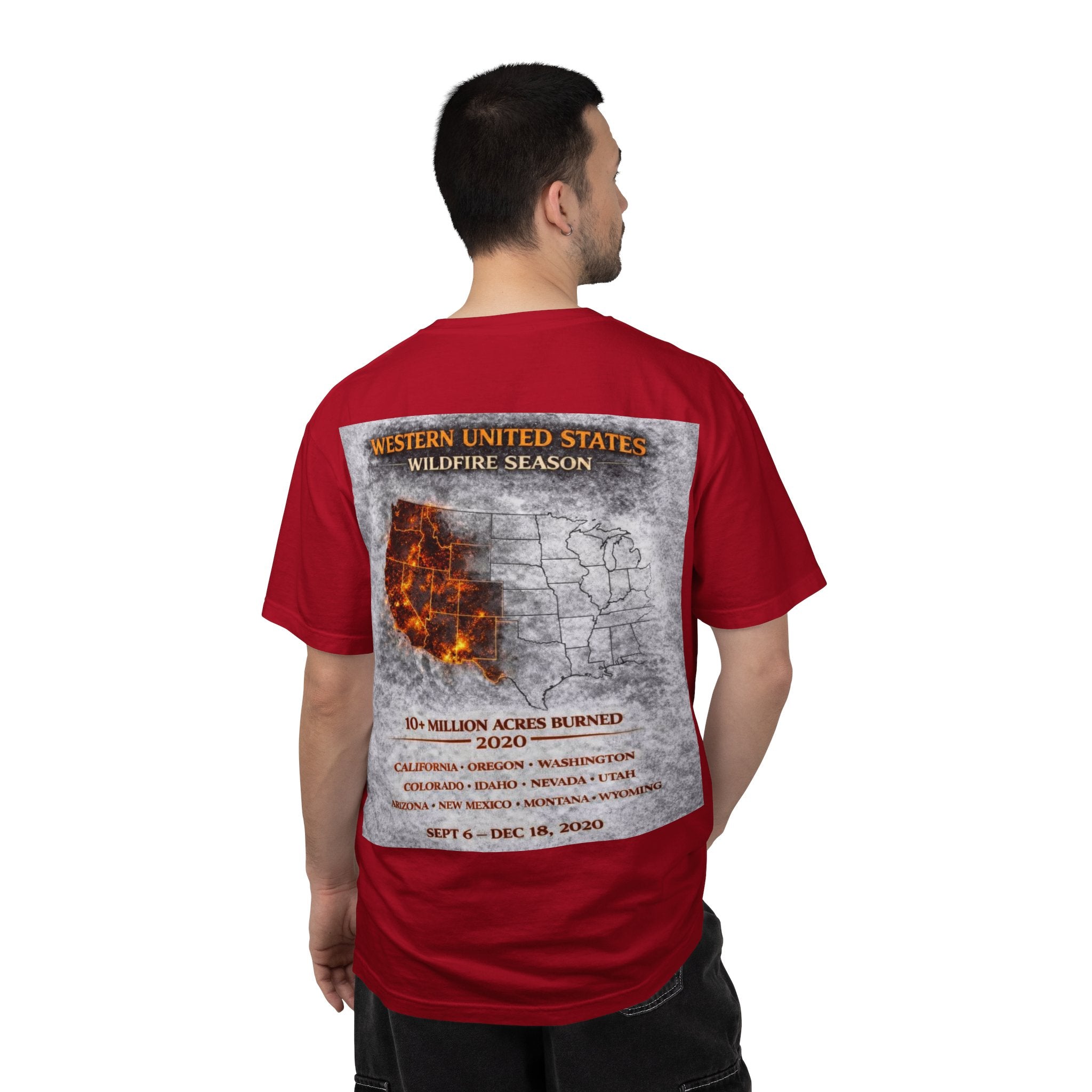 I Survived 2020 — WILDFIRES S2:E4: Director's Cut "Western U.S. Wildfire Season" Memorial Unisex Garment-Dyed T-shirt