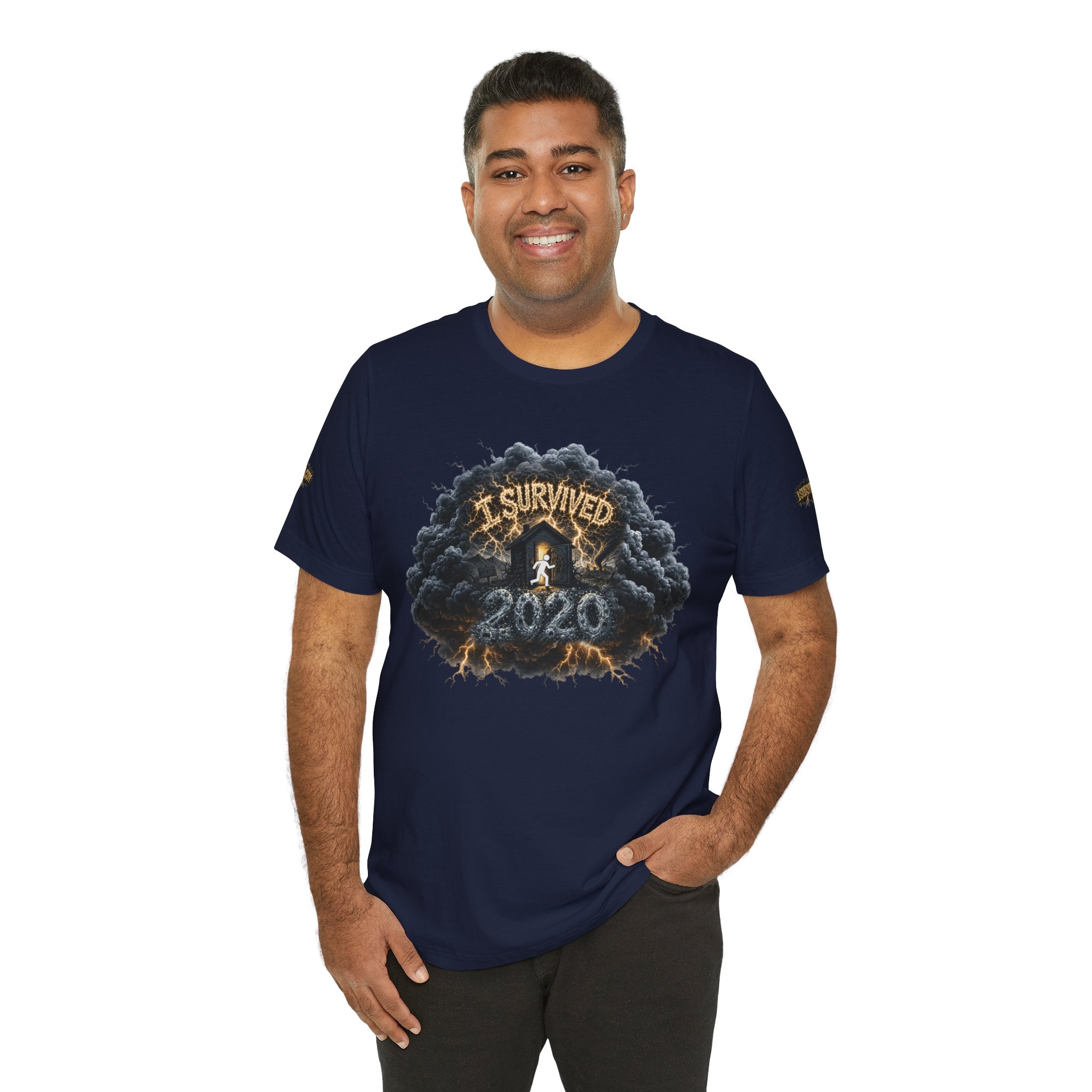 I Survived 2020 — Director's Cut Original Design Teaser Tee | Season 1 Premiere Drop Unisex Jersey Short Sleeve Tee