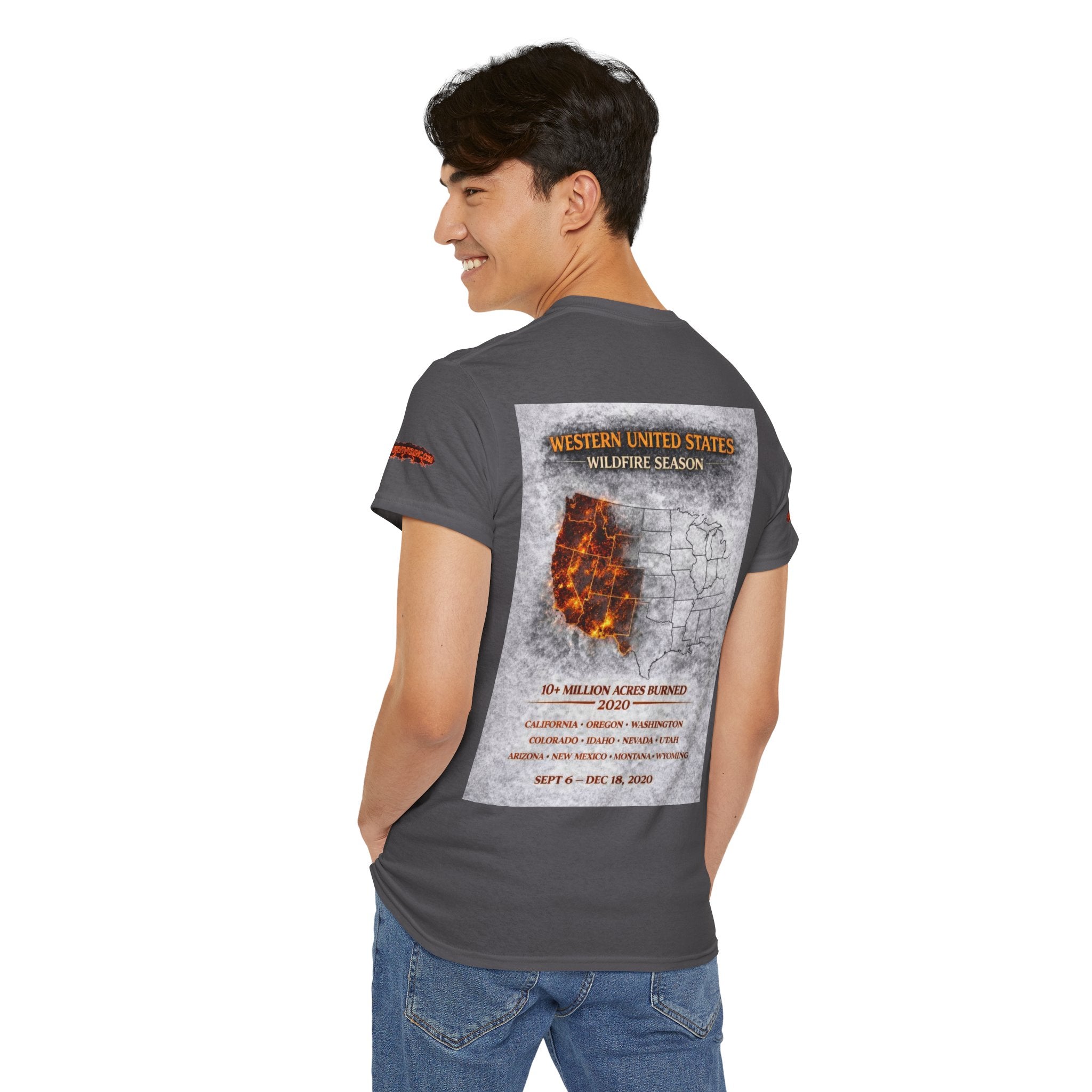 I Survived 2020 — S2:E4 "Western U.S. Wildfire Season" | Mid-Season Finale Pt. 1 | Wildfire Edition Memorial Unisex Heavy Cotton Tee (SPECIAL EDITION)