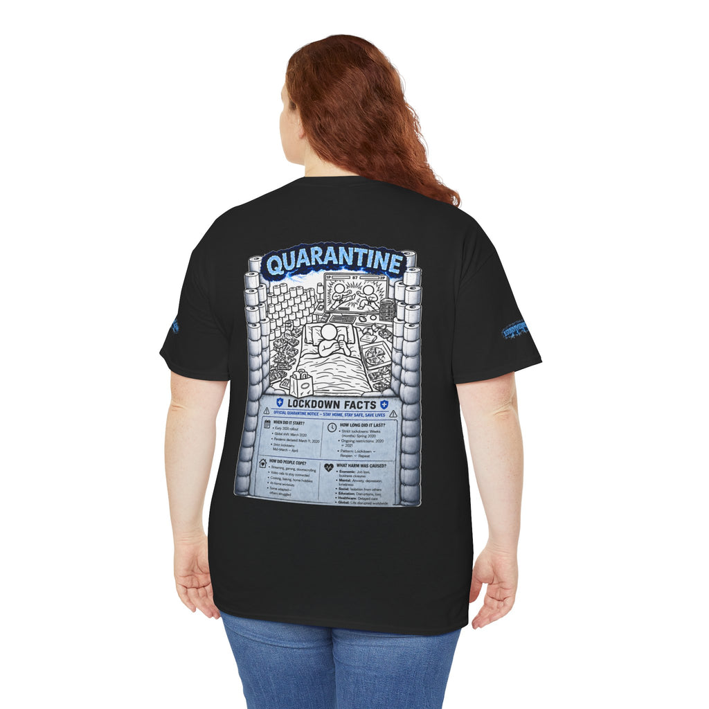 I Survived 2020 — LOCKDOWN S3:E1: Special Edition "Quarantine" Unisex Heavy Cotton Tee