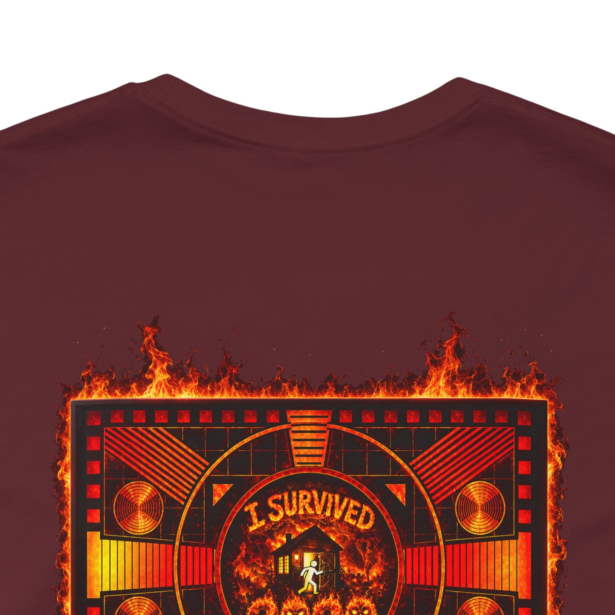 I Survived 2020 — "Please Stand By" Test Pattern Tee Wildfire Signal Edition Summer Premiere Unisex Jersey Short Sleeve Tee