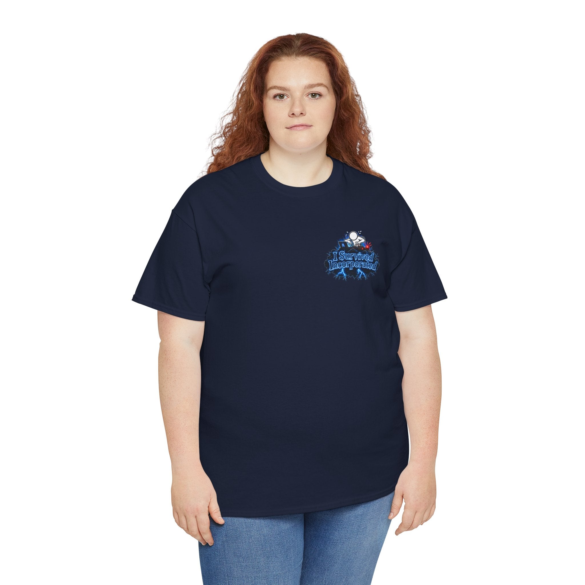 I Survived 2020 — "Please Stand By" Test Pattern Tee Lockdown Surveillance Edition Summer Exclusive Unisex Heavy Cotton Tee