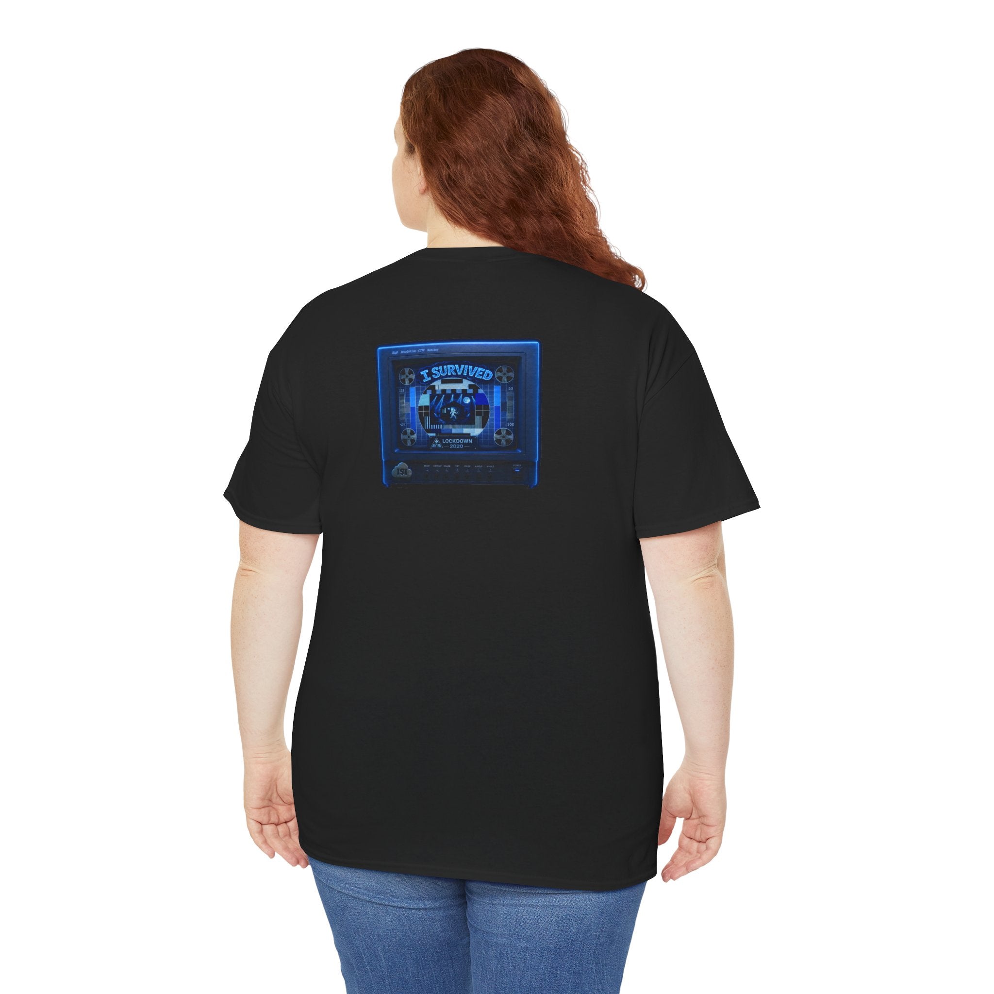 I Survived 2020 — "Please Stand By" Test Pattern Tee Lockdown Surveillance Edition Summer Exclusive Unisex Heavy Cotton Tee