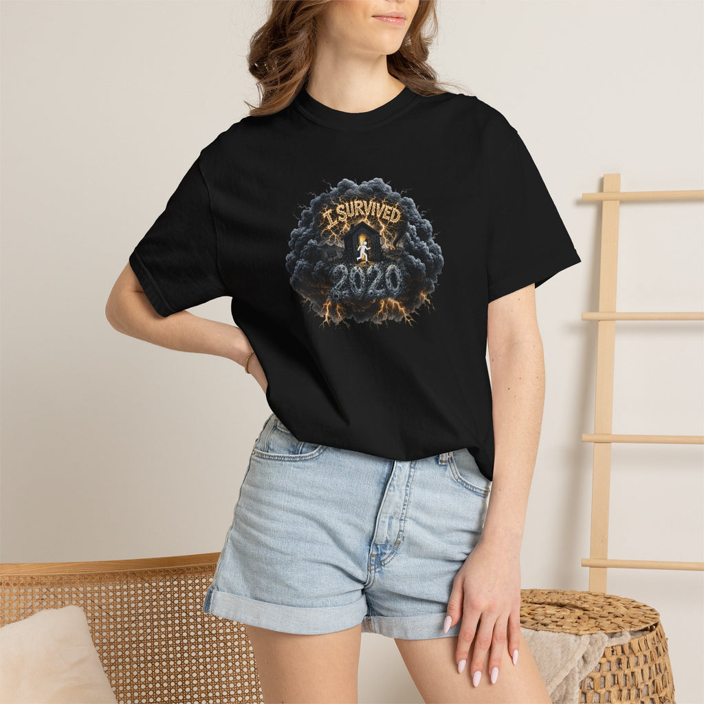 I Survived 2020 — Original PILOT Design: Director's Cut Unisex Garment-Dyed T-shirt