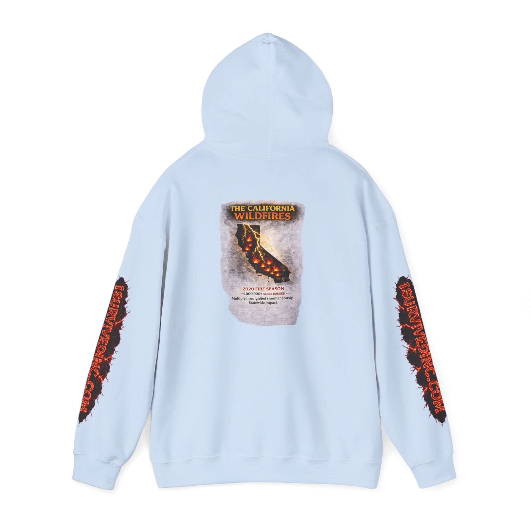 I Survived 2020 — S2:E3 "The California Wildfires" | Wildfire Edition Memorial Hoodie Sweatshirt