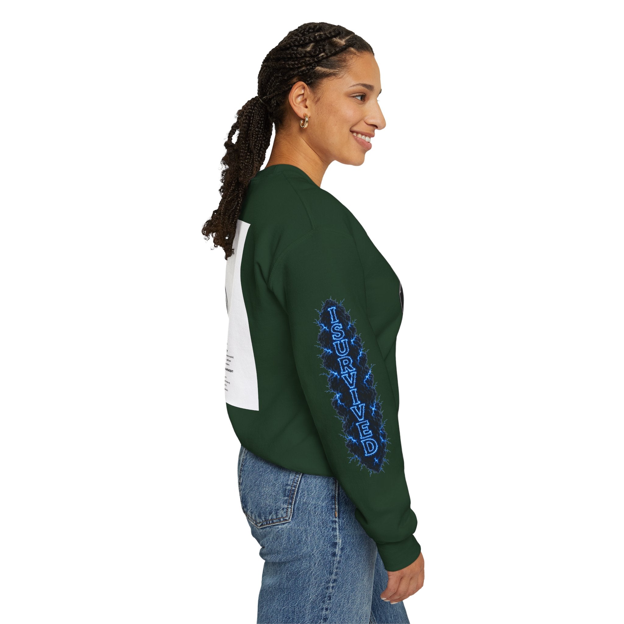 I Survived 2020 — Director's Cut S3:E3 "Remote Schooling" | Lockdown Edition Documentary Unisex Heavy Blend™ Crewneck Sweatshirt