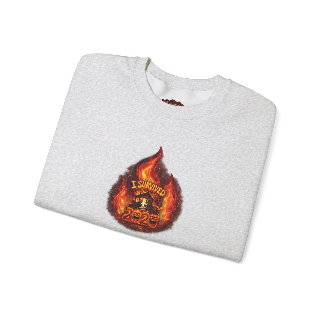 I Survived 2020 — WILDFIRES S2:E1: Director's Cut "Berry Creek" Memorial Unisex Heavy Blend™ Crewneck Sweatshirt