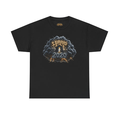 I Survived 2020 —  Deriector's Cut Original Design Teaser Tee | Season 1 Premiere Drop Unisex Heavy Cotton Tee
