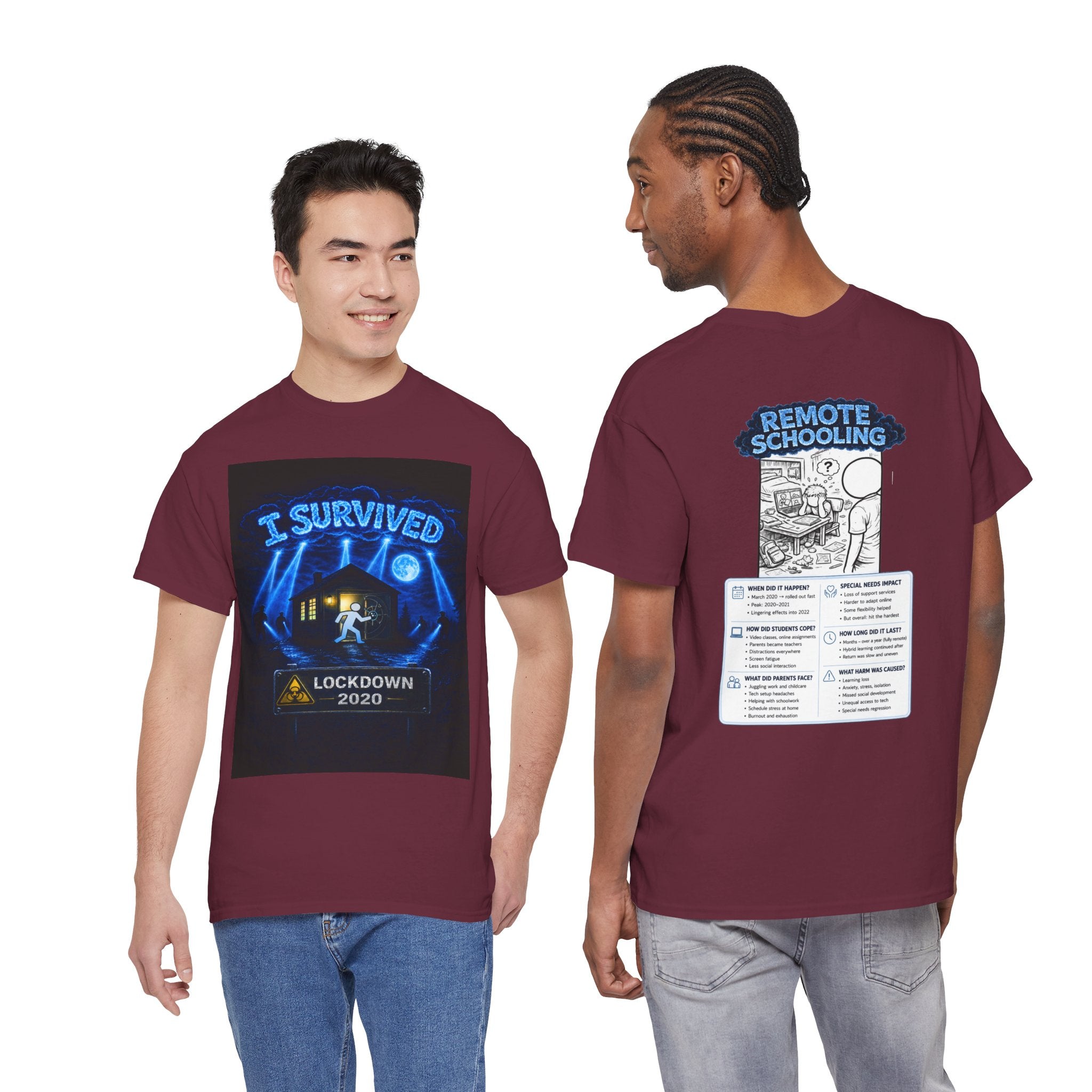 I Survived 2020 — LOCKDOWN S3:E3: "Remote Schooling" Documentary Tee