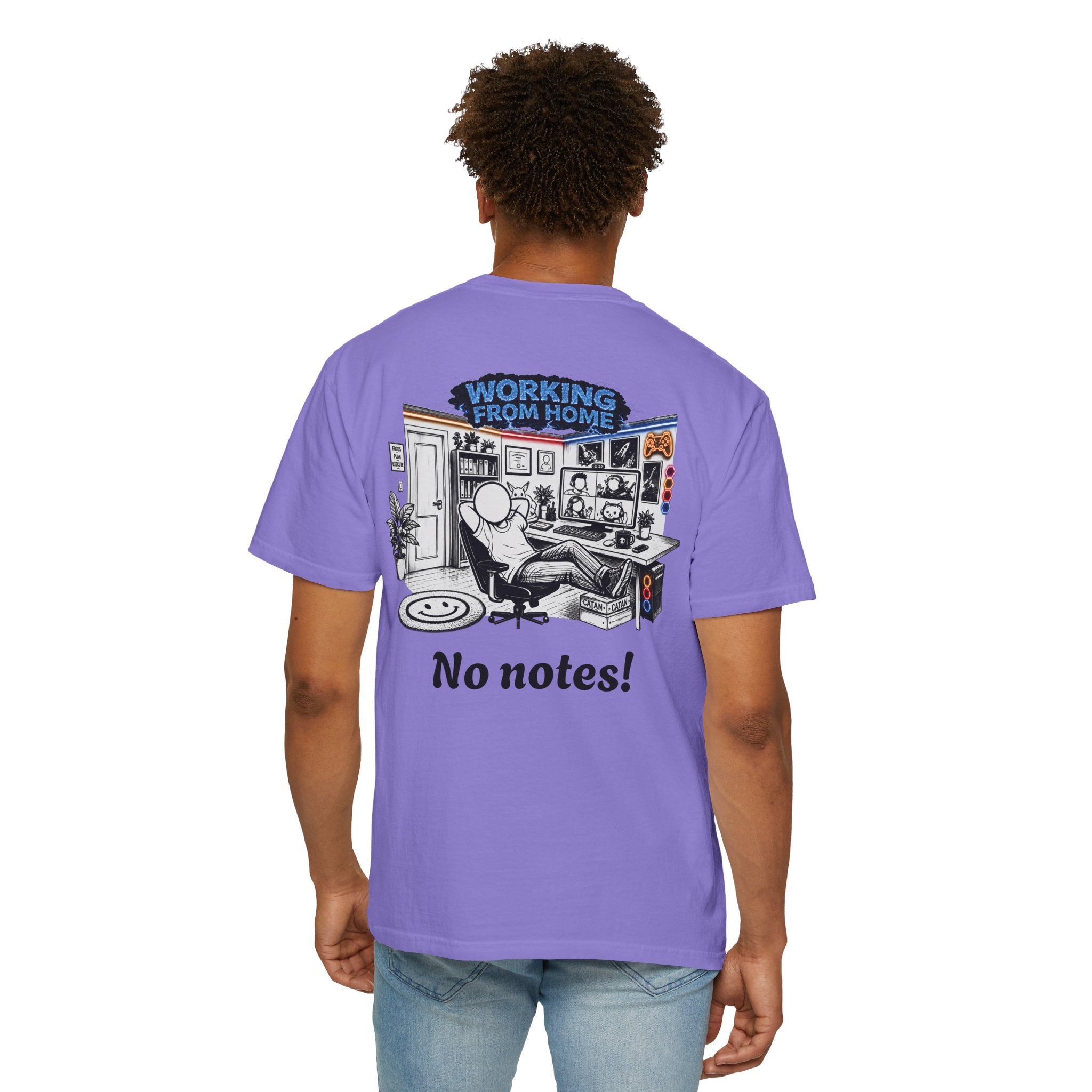 I Survived 2020 — LOCKDOWN S3:E4: "Working From Home" Unisex Garment-Dyed T-shirt