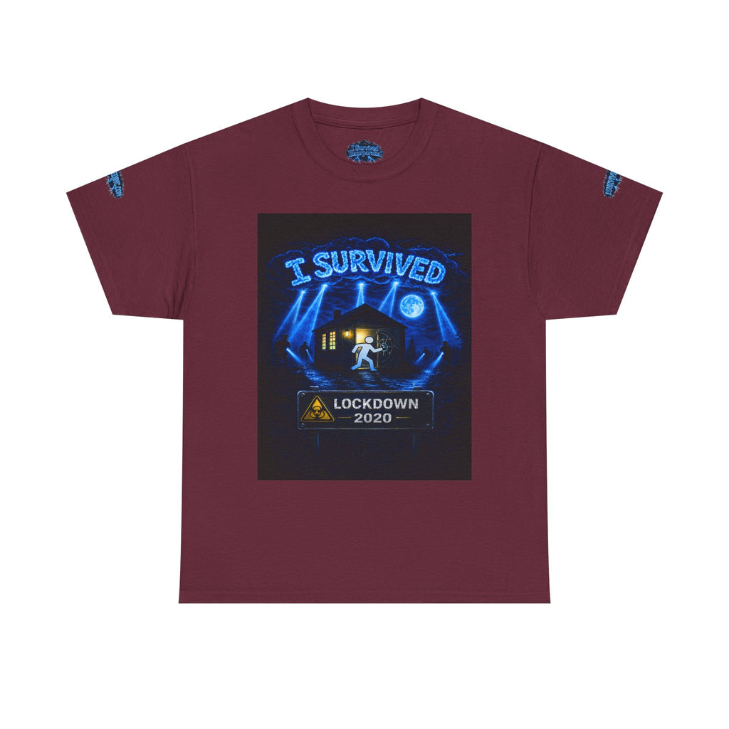I Survived 2020 — LOCKDOWN S3:E3: Special Edition "Remote Schooling" Unisex Heavy Cotton Tee