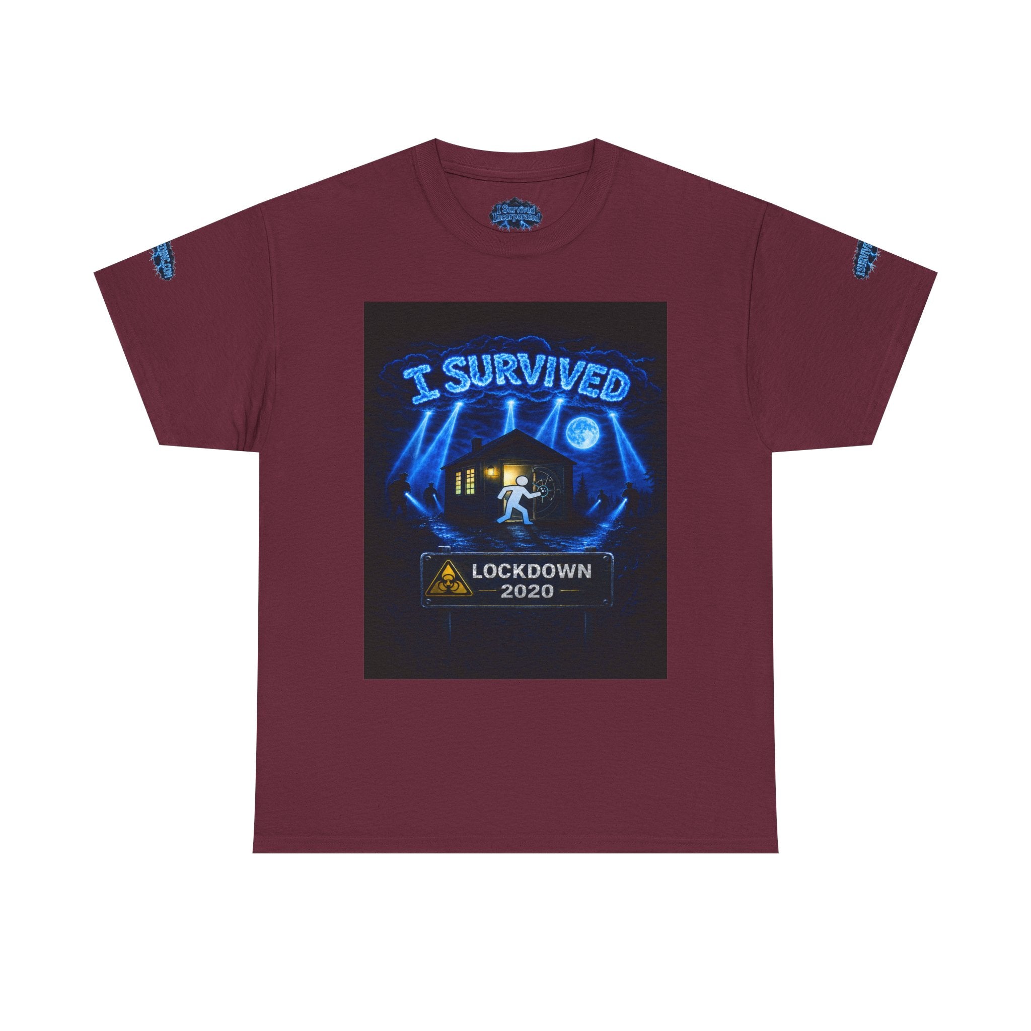 I Survived 2020 — LOCKDOWN S3:E3: Special Edition "Remote Schooling" Unisex Heavy Cotton Tee