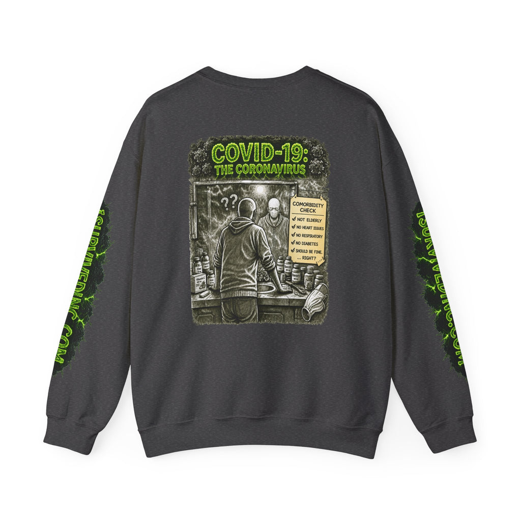 I Survived 2020 — PANDEMIC S1:E1: "COVID-19: The Coronavirus" Unisex Heavy Blend™ Crewneck Sweatshirt