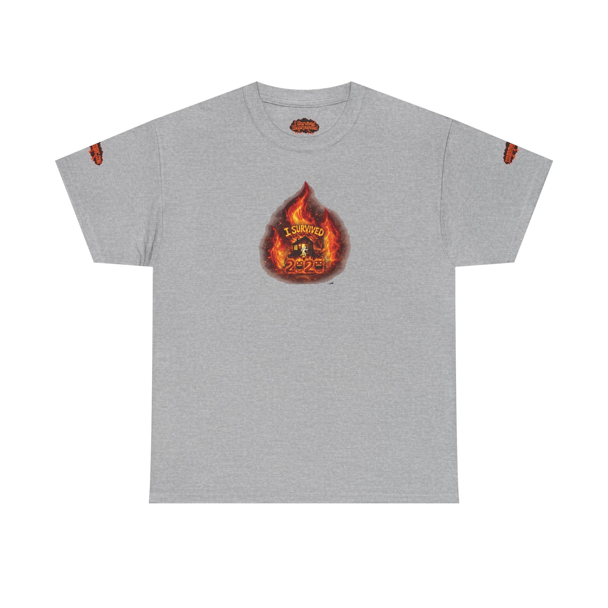 I Survived 2020 — WILDFIRES S2:E3: Director's Cut Special Edition "The California Wildfires" Memorial Unisex Heavy Cotton Tee