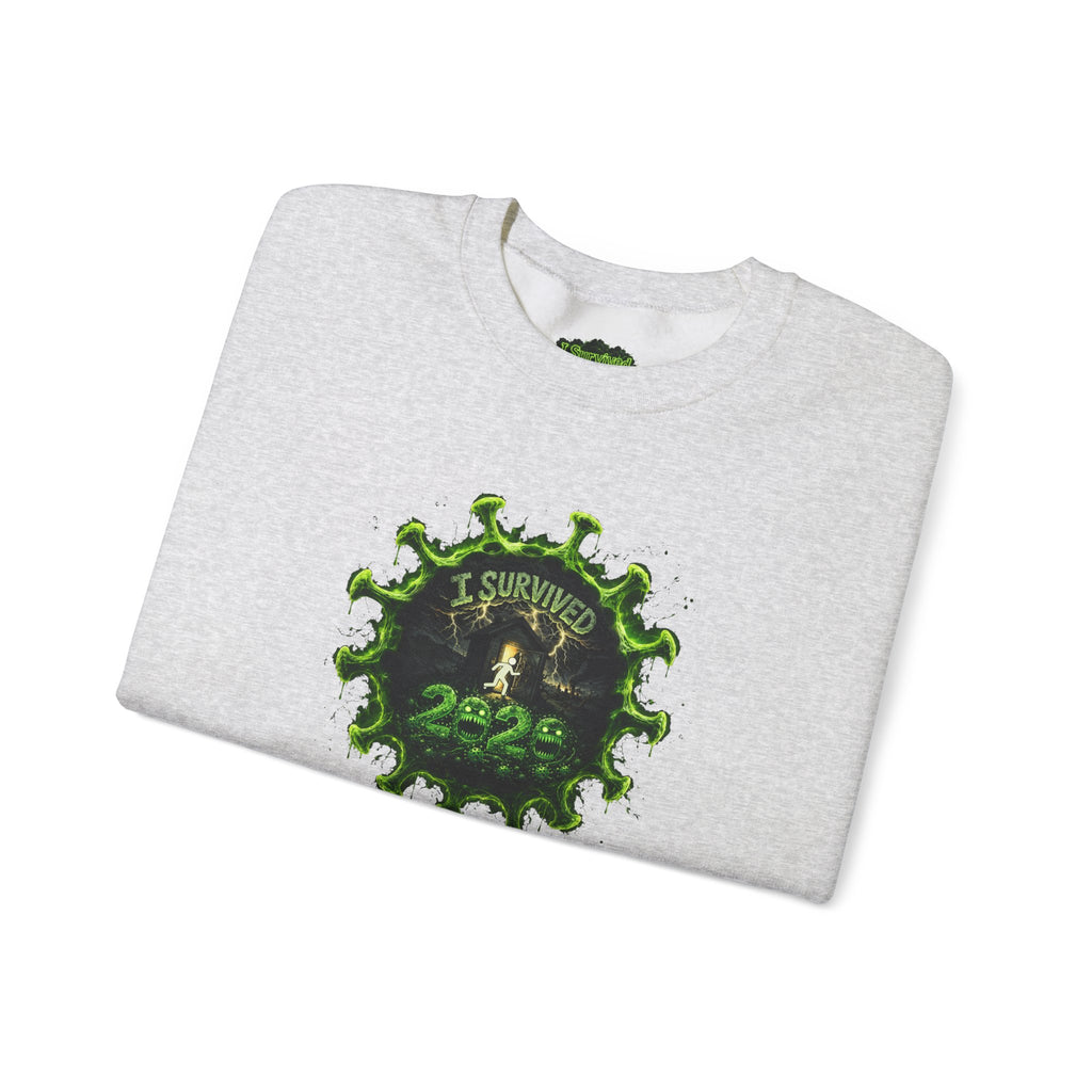I Survived 2020 — PANDEMIC S1:E4: Director's Cut "Mask Madness" Unisex Heavy Blend™ Crewneck Sweatshirt