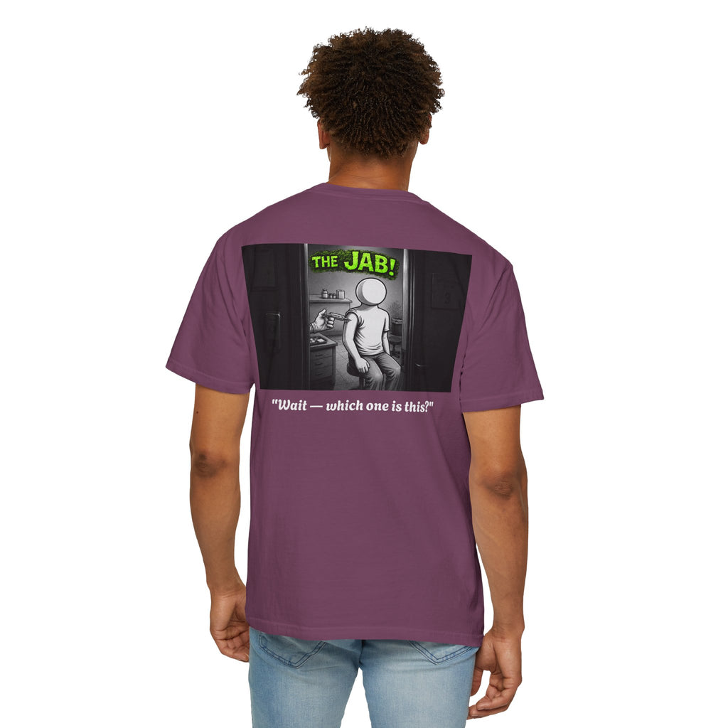 I Survived 2020 — Director's Cut S1:E3 "The Jab!" | Pandemic Edition Unisex Garment-Dyed T-shirt
