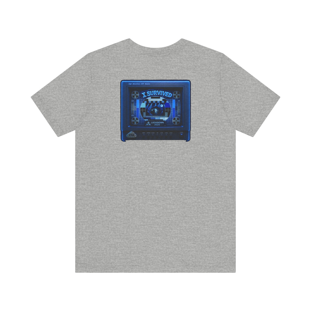 I Survived 2020 — "Please Stand By" Test Pattern Tee Lockdown Summer Exclusive Unisex Jersey Short Sleeve Tee