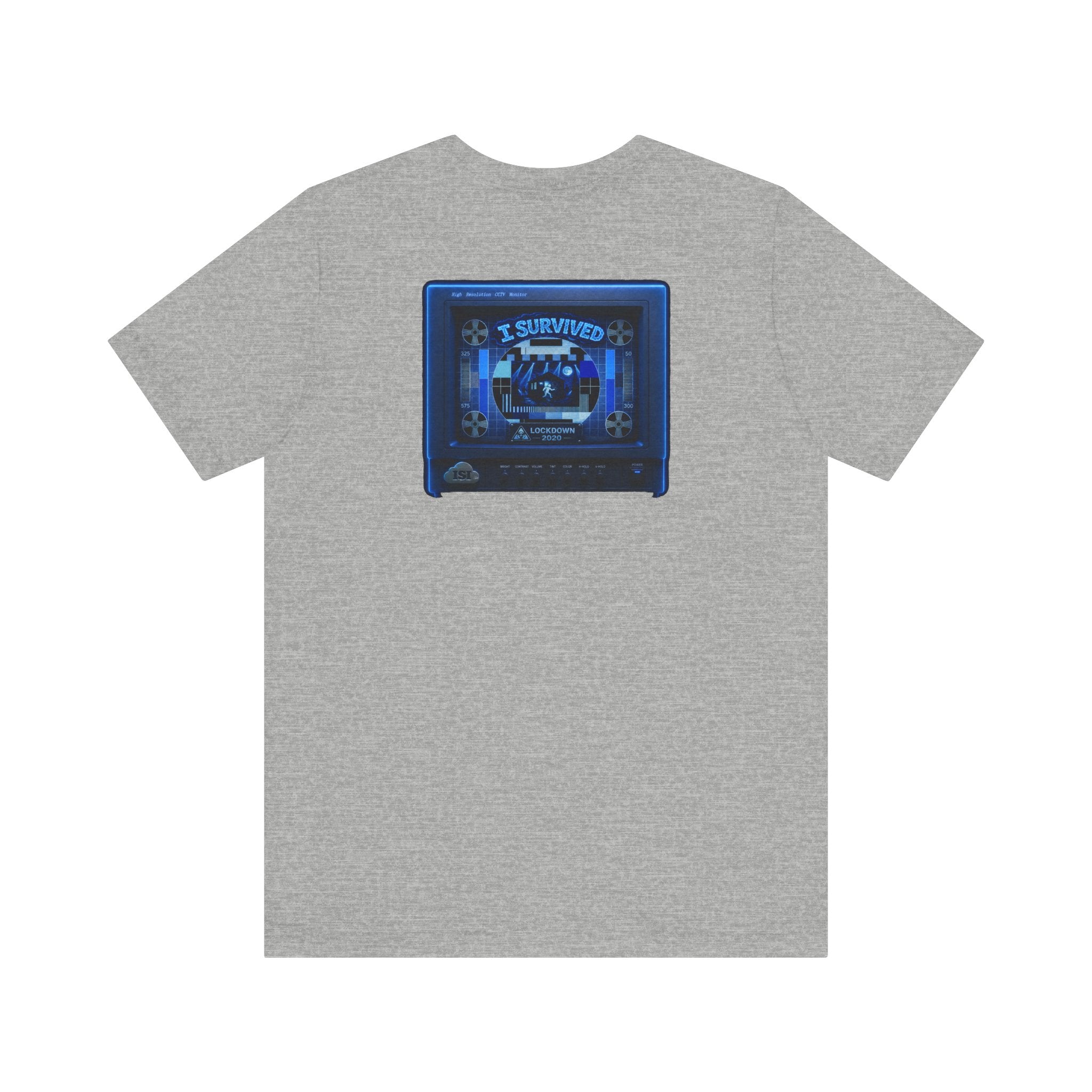 I Survived 2020 — "Please Stand By" Test Pattern Tee Lockdown Summer Exclusive Unisex Jersey Short Sleeve Tee