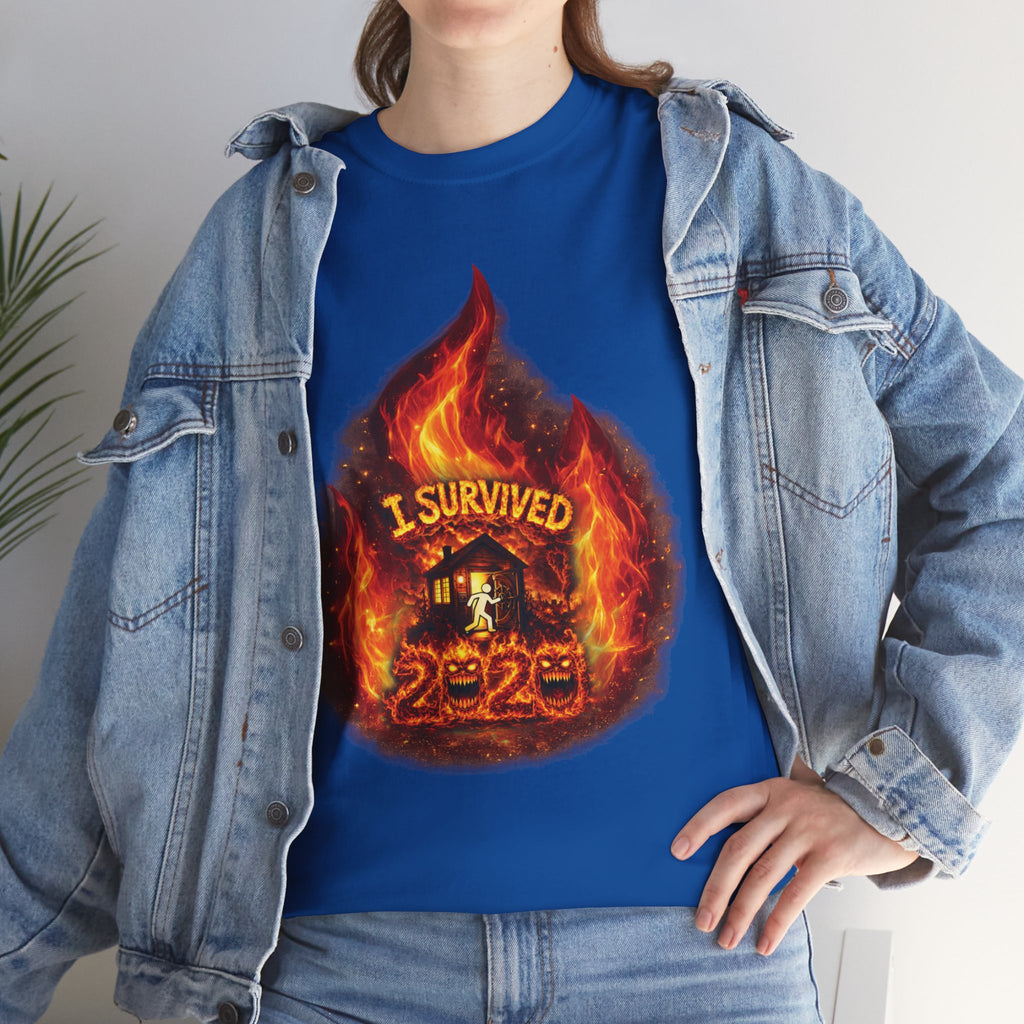 I Survived 2020 — Director's Cut S2:E1 "Berry Creek" | Wildfire Edition Memorial Unisex Heavy Cotton Tee (SPECIAL EDITION)