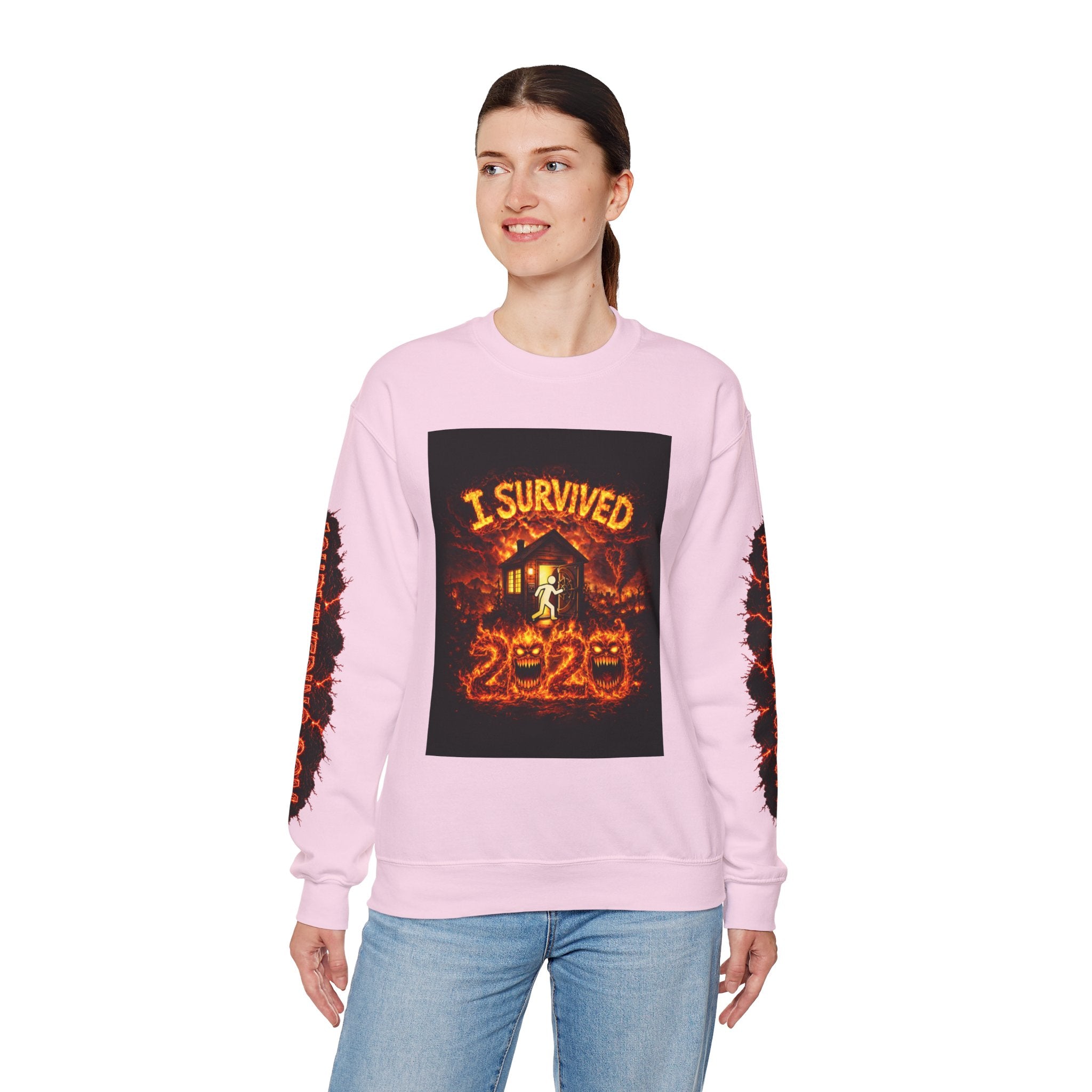 I Survived 2020 — WILDFIRES S2:E1: "Berry Creek" Memorial Unisex Heavy Blend™ Crewneck Sweatshirt