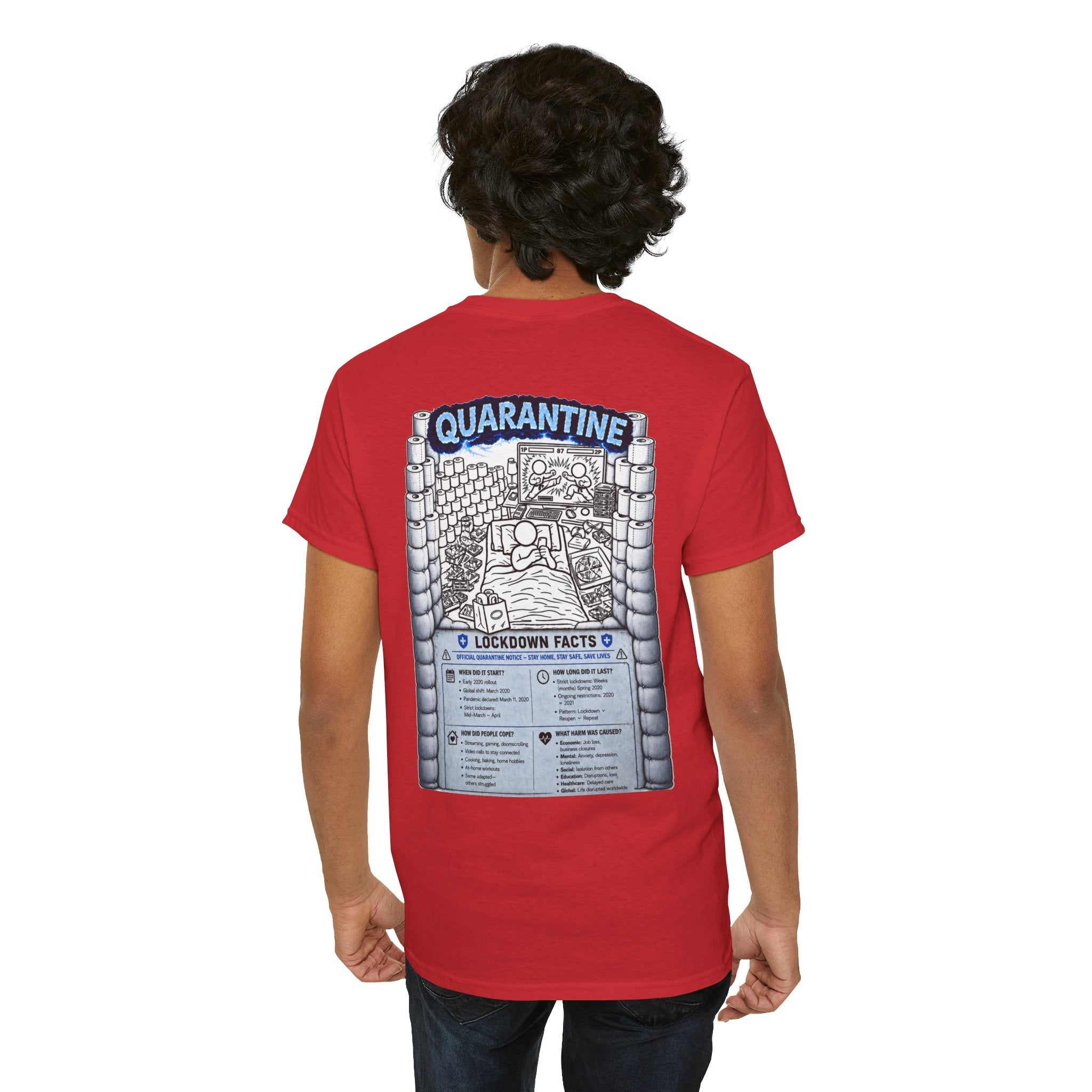 I Survived 2020 — LOCKDOWN S3:E1: "Quarantine" Unisex Heavy Cotton Tee