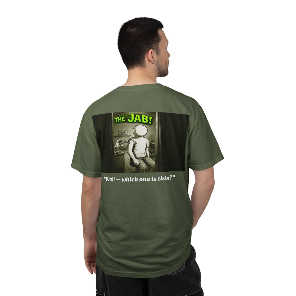 I Survived 2020 — PANDEMIC S1:E3: Director's Cut "The Jab!" Unisex Garment-Dyed T-shirt
