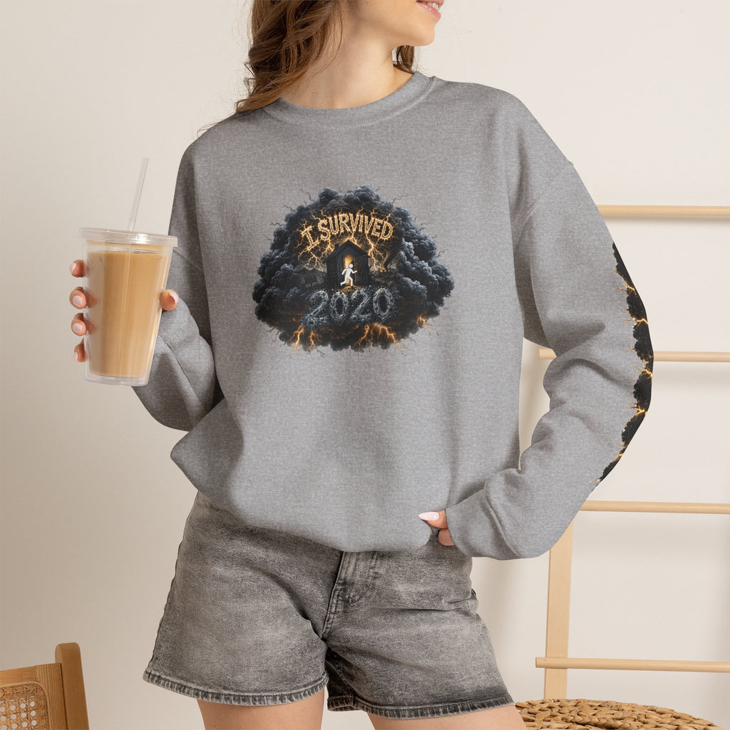 I Survived 2020 — Original PILOT Design: Director's Cut Special Edition Unisex Heavy Blend™ Crewneck Sweatshirt