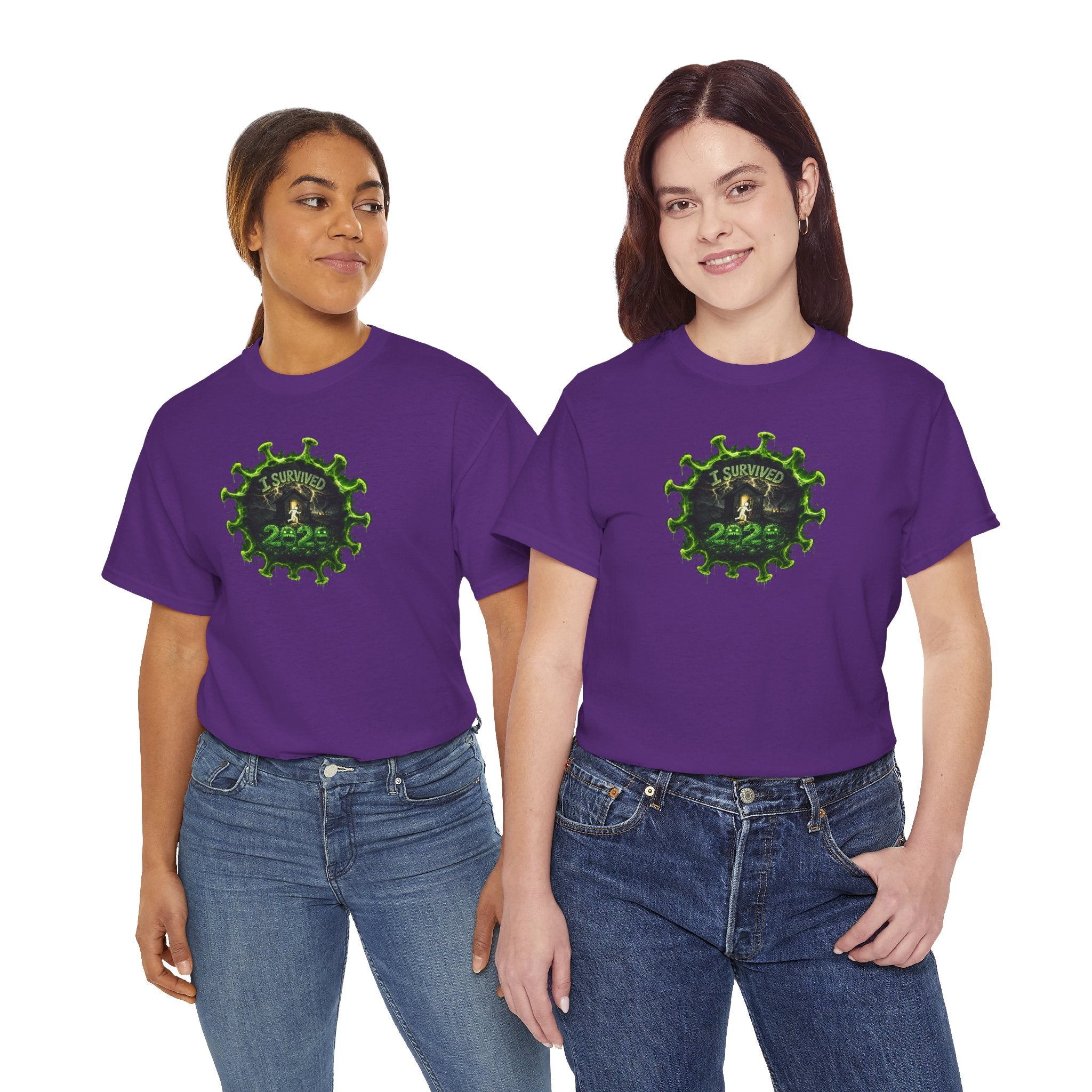 I Survived 2020 — PANDEMIC S1:E1: Director's Cut "COVID-19: The Coronavirus" Unisex Heavy Cotton Tee