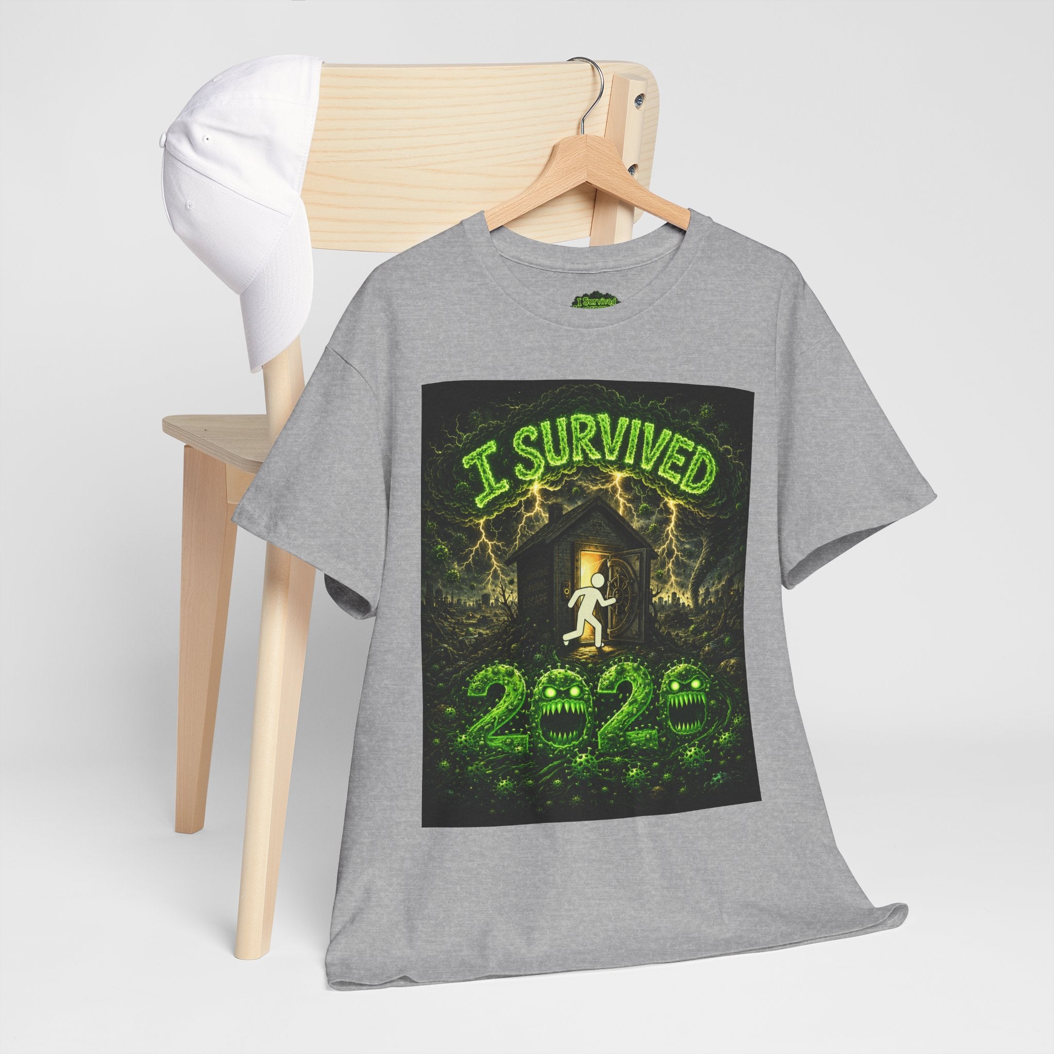 I Survived 2020 — S1:E2 "The Coming of COVID" | Pandemic Edition Unisex Heavy Cotton Tee