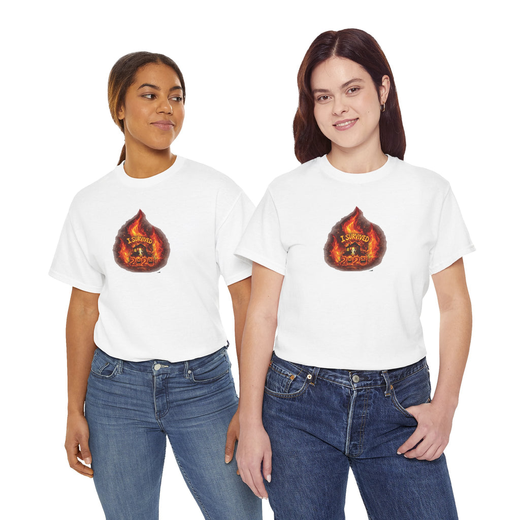 I Survived 2020 — WILDFIRES S2:E1: Director's Cut "Berry Creek" Memorial Unisex Heavy Cotton Tee