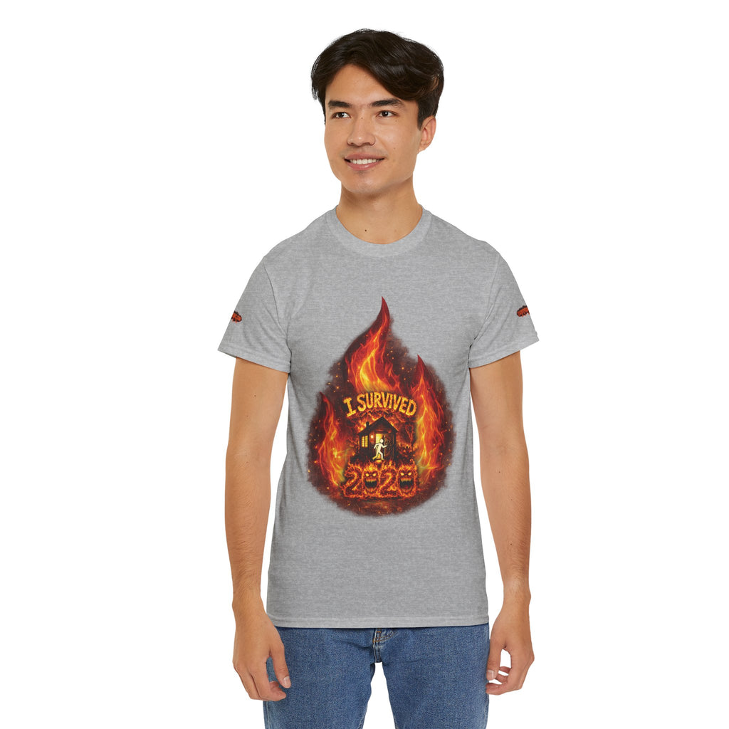 I Survived 2020 — Director's Cut S2:E4 "Western U.S. Wildfire Season" | Mid-Season Finale Pt. 1 | Wildfire Edition Memorial Unisex Heavy Cotton Tee (SPECIAL EDITION)