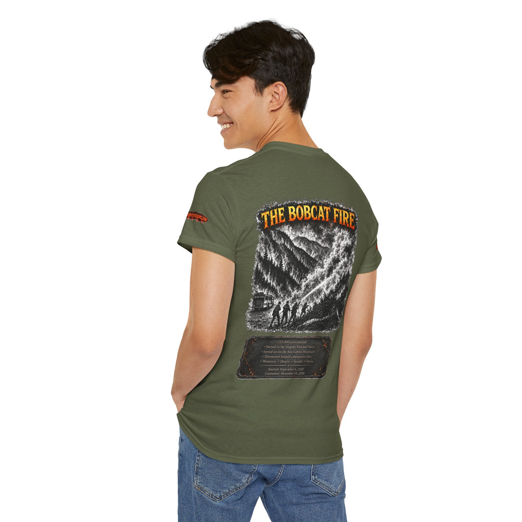I Survived 2020 — Director's Cut S2:E2 "The Bobcat Fire" | Wildfire Edition Memorial Unisex Heavy Cotton Tee (SPECIAL EDITION)