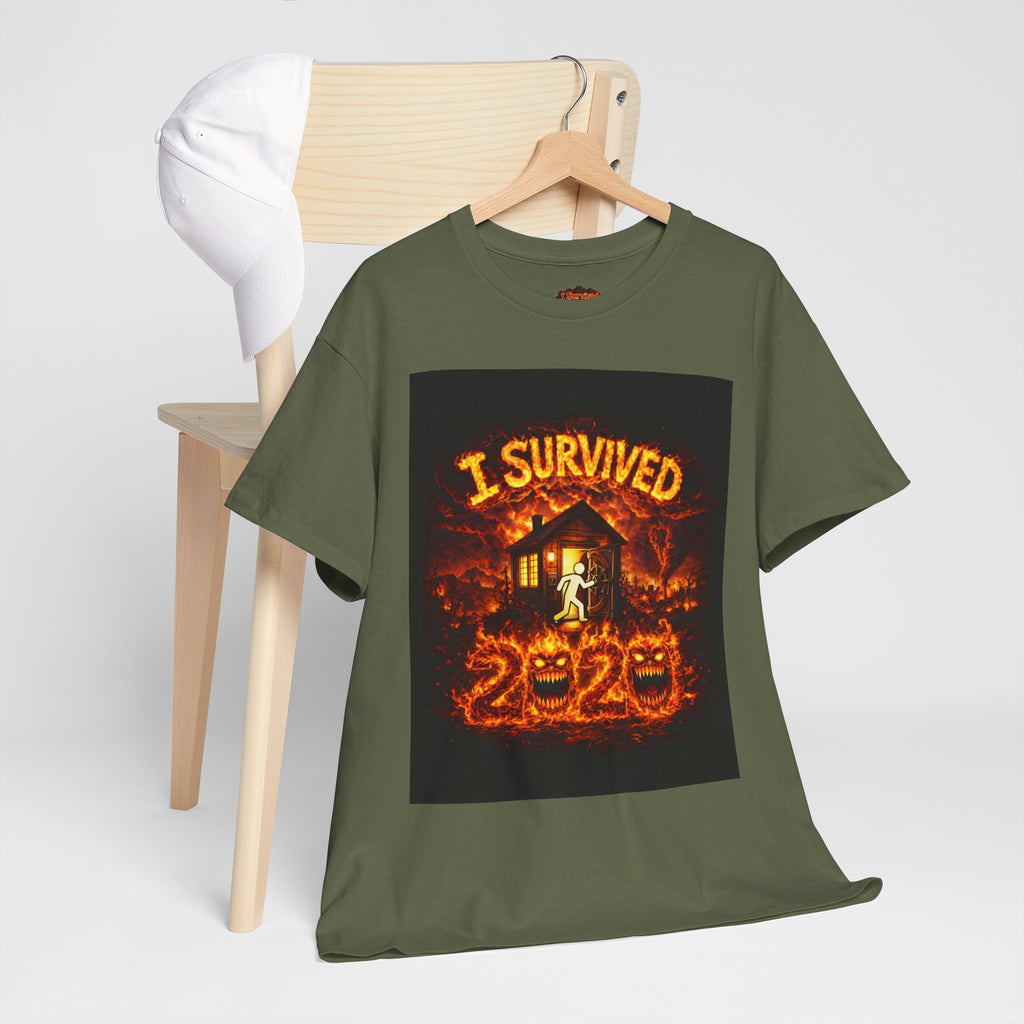 I Survived 2020 — S2:E3 "The California Wildfires" | Wildfire Edition Memorial Unisex Heavy Cotton Tee