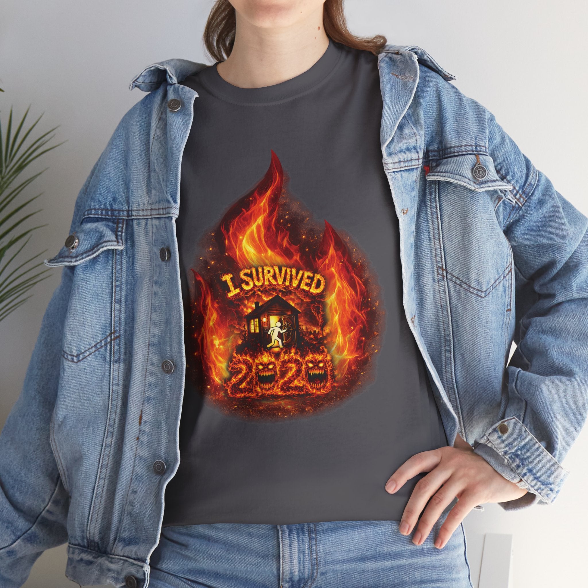 I Survived 2020 — Director's Cut S2:E1 "Berry Creek" | Wildfire Edition Memorial Unisex Heavy Cotton Tee (SPECIAL EDITION)