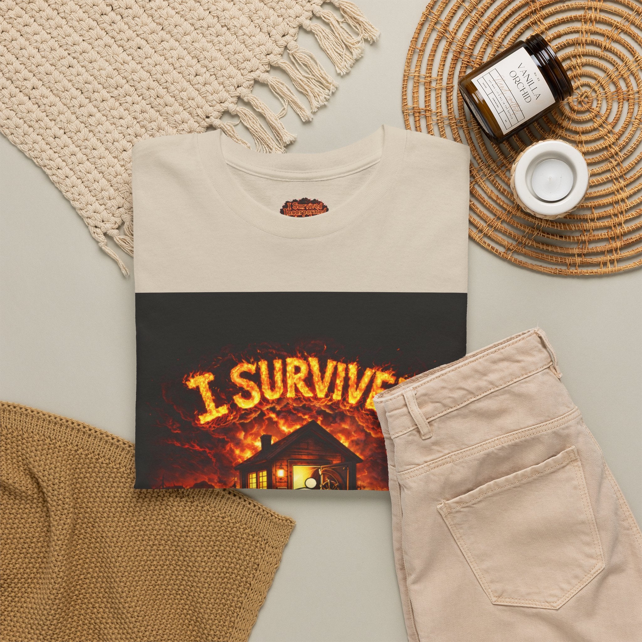 I Survived 2020 — WILDFIRES S2:E4: Special Edition "Western U.S." Memorial Unisex Heavy Cotton Tee