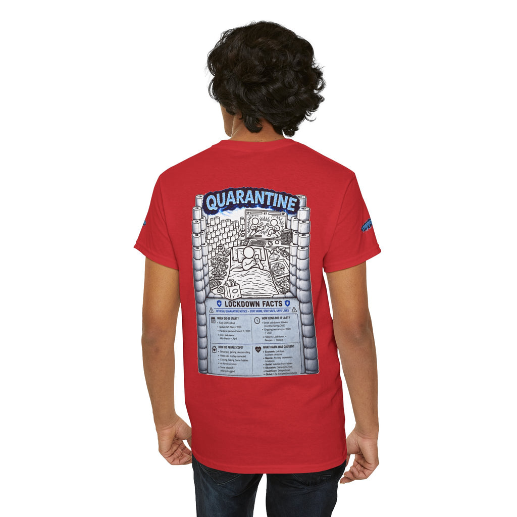 I Survived 2020 — LOCKDOWN S3:E1: Special Edition "Quarantine" Unisex Heavy Cotton Tee