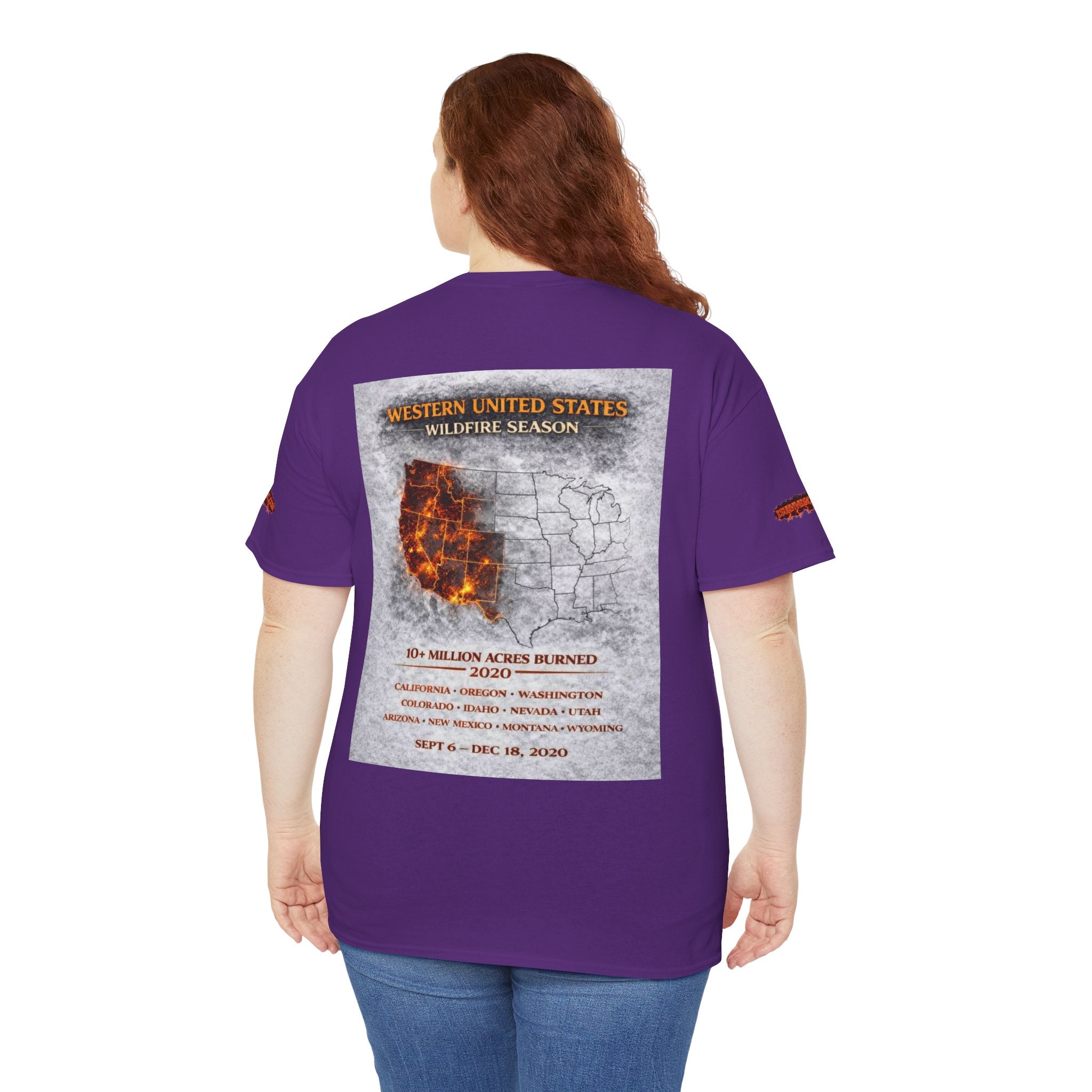 I Survived 2020 — S2:E4 "Western U.S. Wildfire Season" | Mid-Season Finale Pt. 1 | Wildfire Edition Memorial Unisex Heavy Cotton Tee (SPECIAL EDITION)