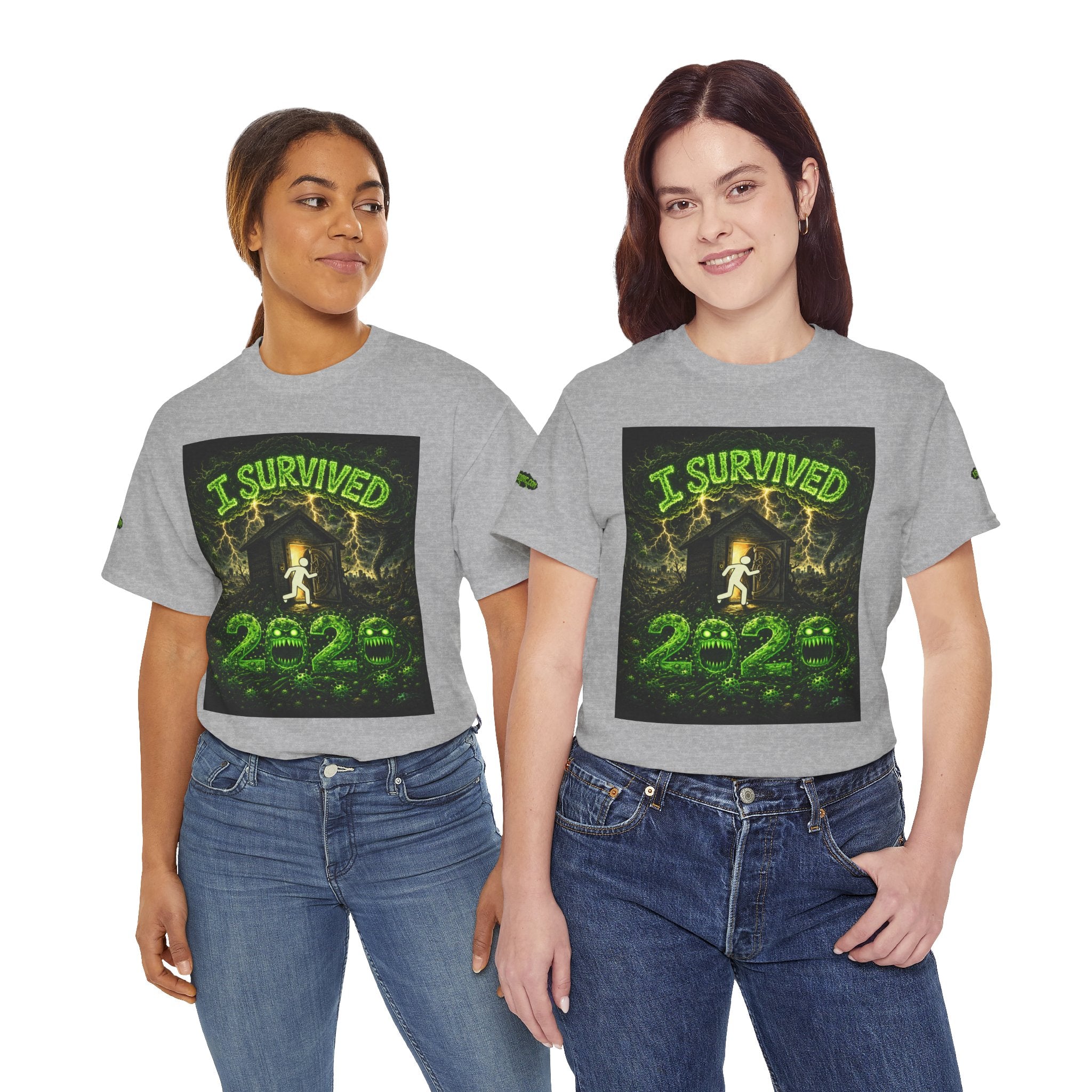 Sobreviví al 2020 — T1:E5 "El día del juicio final de las entregas" | Camiseta unisex de algodón pesado (Edición Pandemia) (EDICIÓN ESPECIAL)