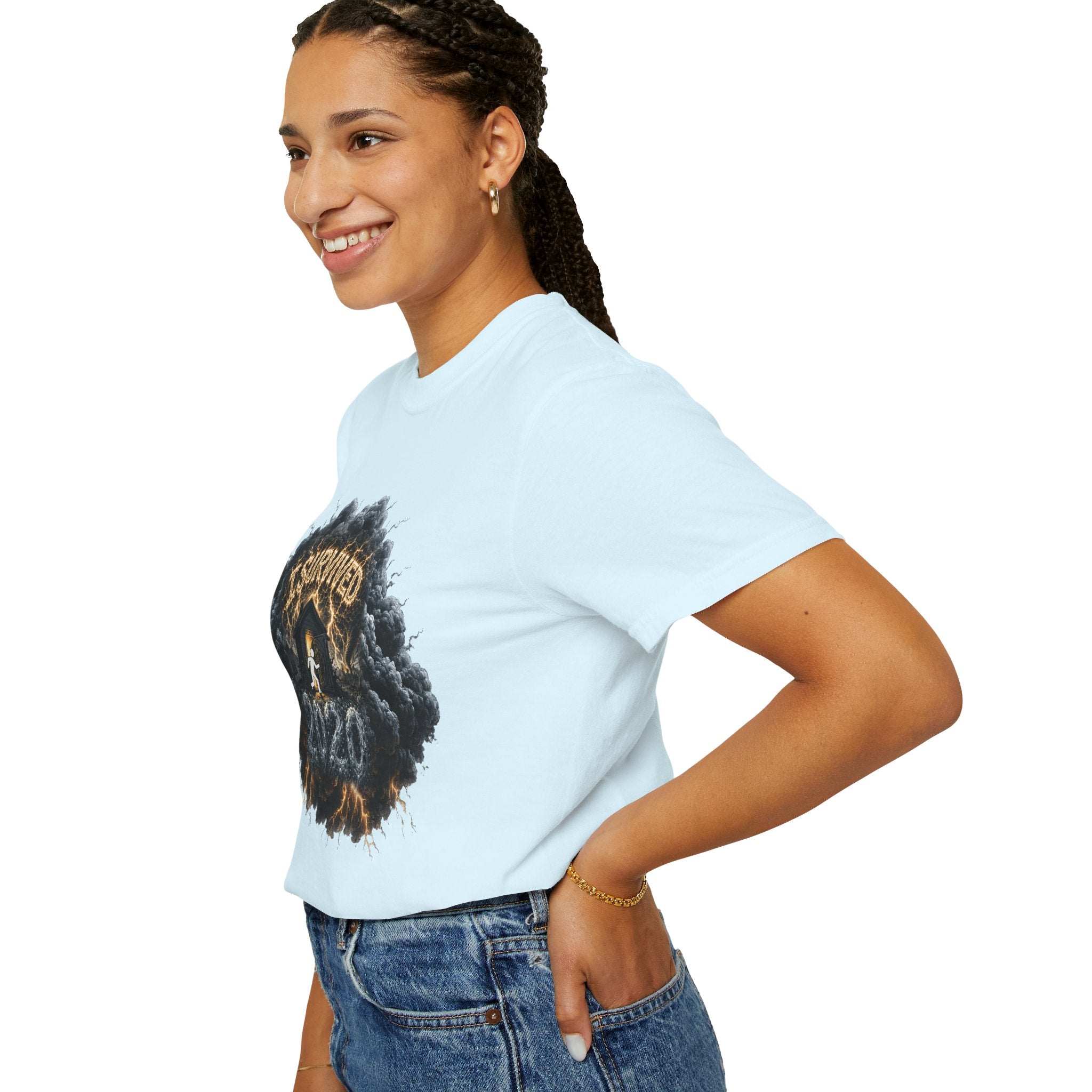 I Survived 2020 — Director's Cut Original Design Teaser Tee | Season 1 Premiere Drop Unisex Garment-Dyed T-shirt