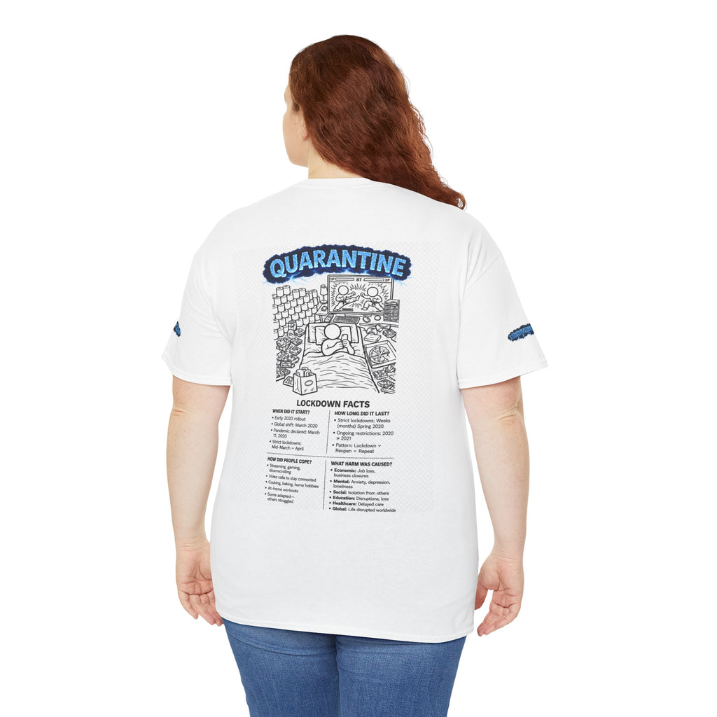 J'ai survécu à 2020 — S3:E1 « Quarantaine » | T-shirt unisexe en coton épais édition Confinement (ÉDITION SPÉCIALE)