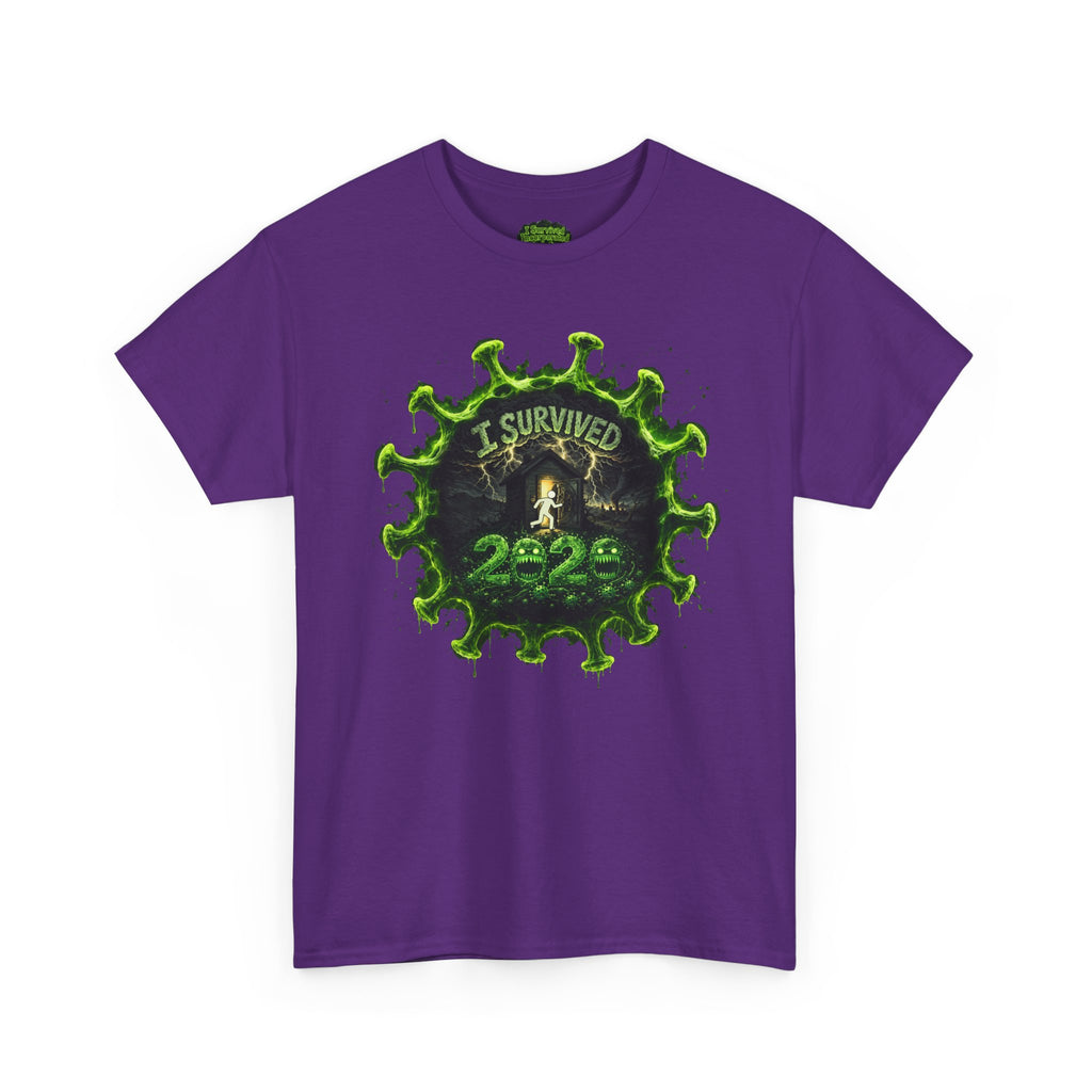I Survived 2020 — Director's Cut S1:E1 "COVID-19: The Coronavirus" | Pandemic Edition Unisex Heavy Cotton Tee