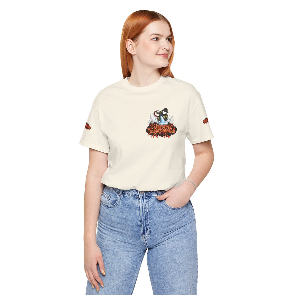 I Survived 2020 — "Please Stand By" Test Pattern Tee Wildfire Signal Special Edition Summer Premiere Unisex Jersey Short Sleeve Tee