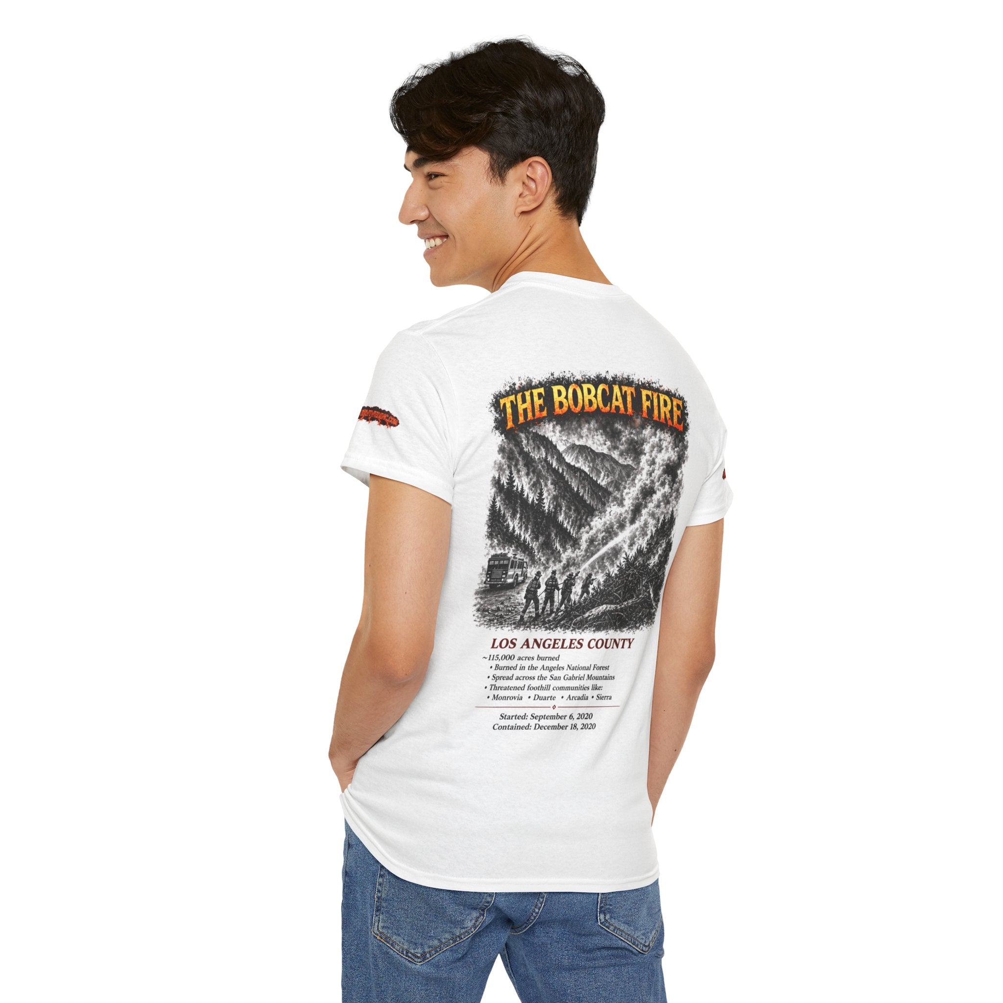 I Survived 2020 — S2:E2 "The Bobcat Fire" | Wildfire Edition Memorial Unisex Heavy Cotton Tee (SPECIAL EDITION)