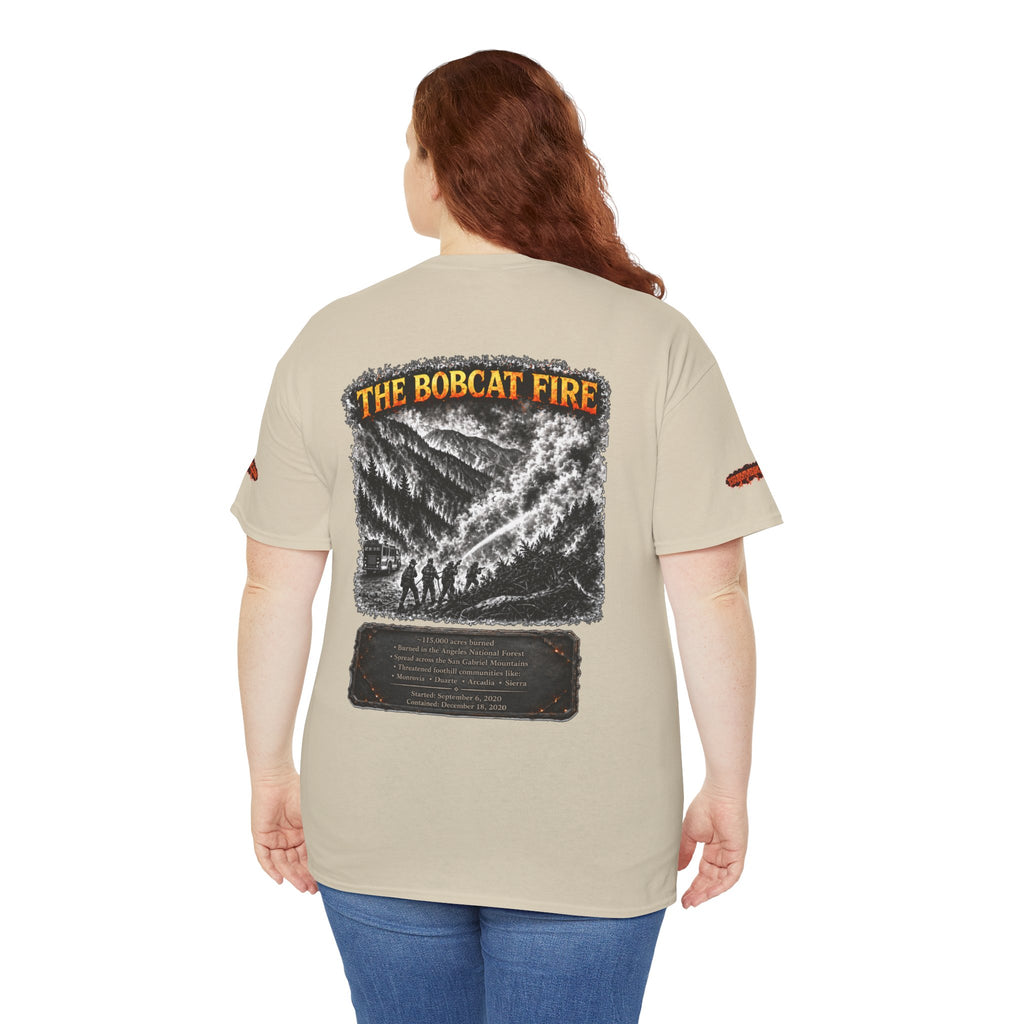 I Survived 2020 — WILDFIRES S2:E2: Special Edition "The Bobcat Fire" Memorial Unisex Heavy Cotton Tee