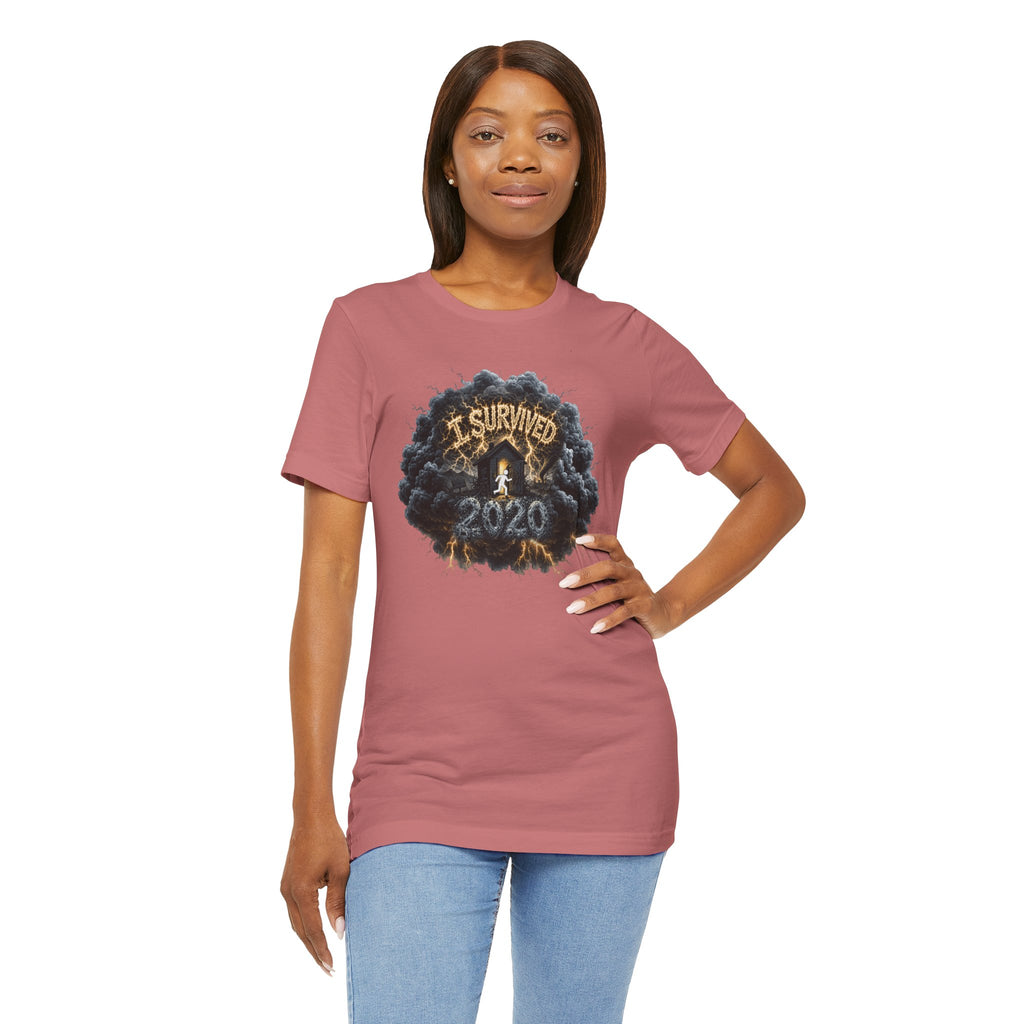 I Survived 2020 — Director's Cut Original Design Teaser Tee | Season 1 Premiere Drop Unisex Jersey Short Sleeve Tee